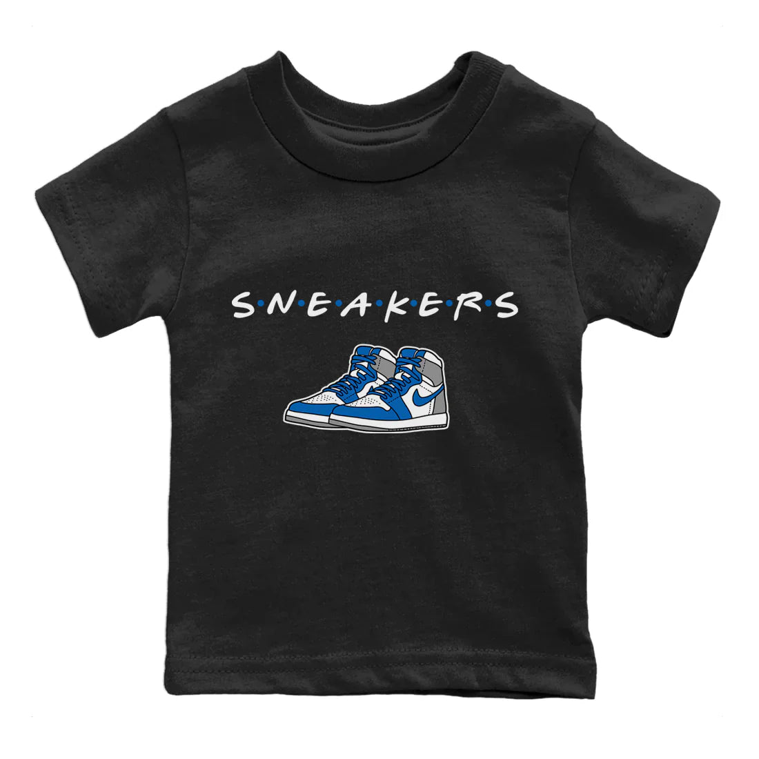 snkmatchs Kids Tops - Air Jordan 1 True Blue