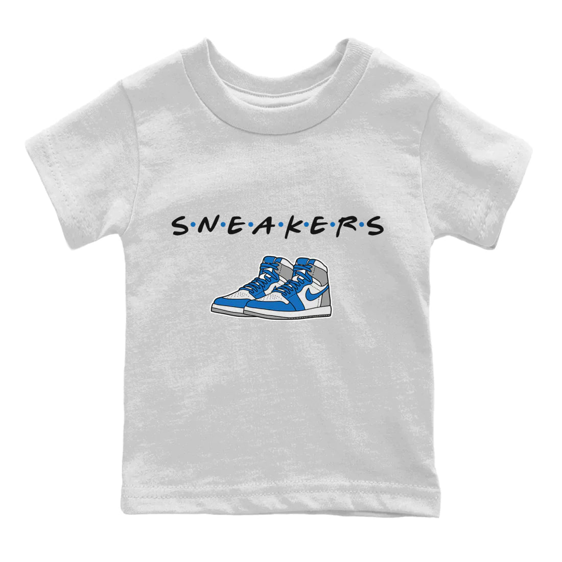 snkmatchs Kids Tops - Air Jordan 1 True Blue