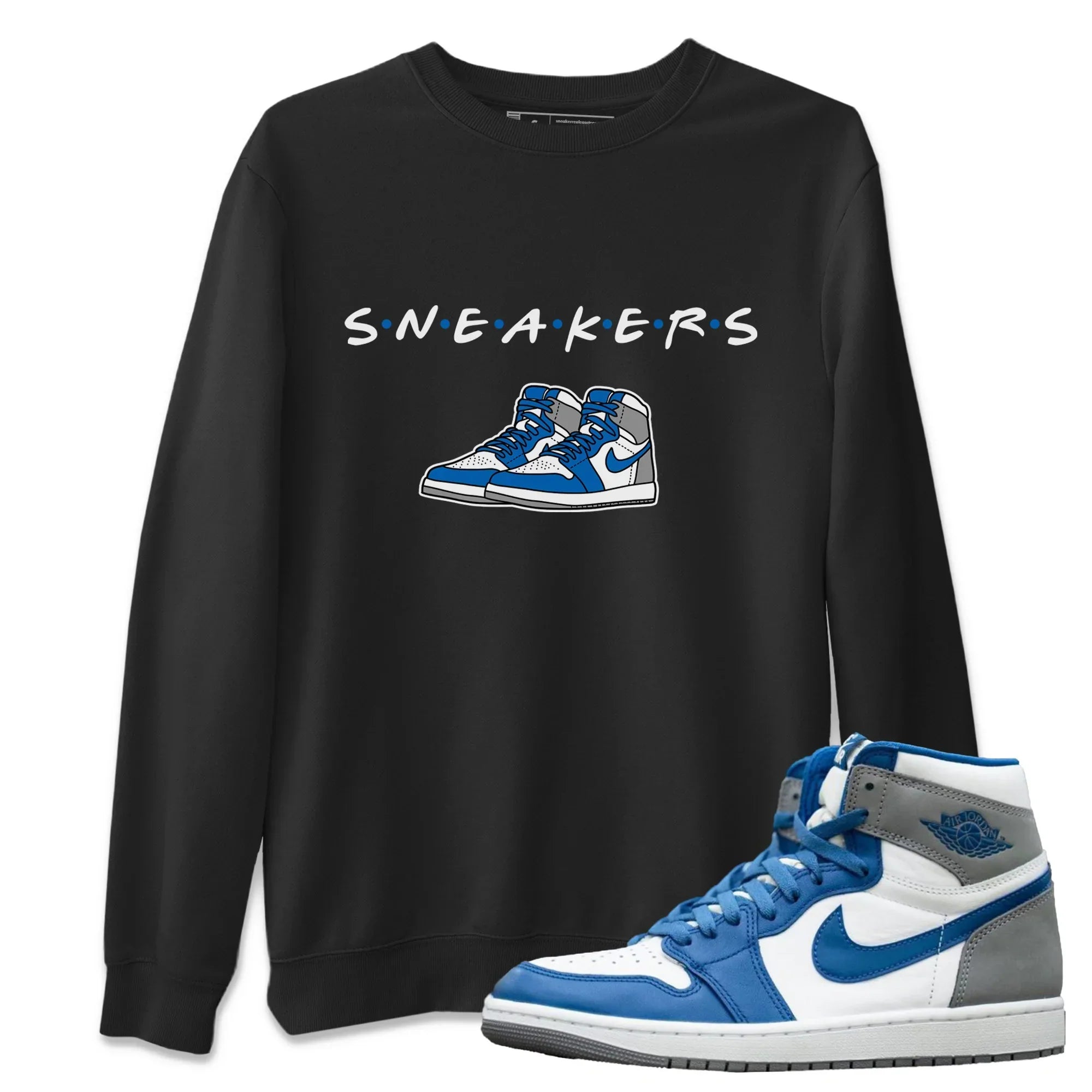 snkmatchs Unisex Tops - Air Jordan 1 True Blue