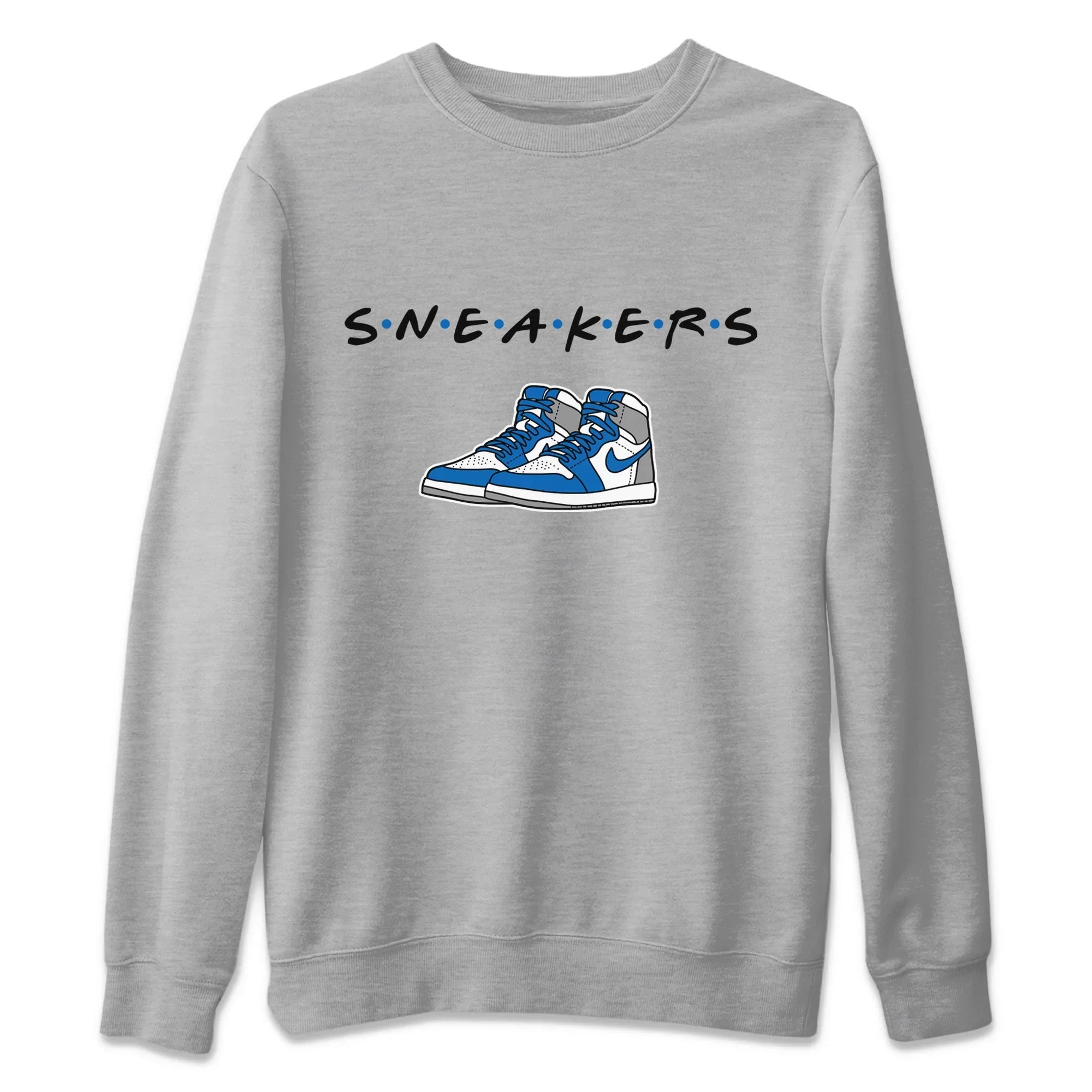 snkmatchs Unisex Tops - Air Jordan 1 True Blue