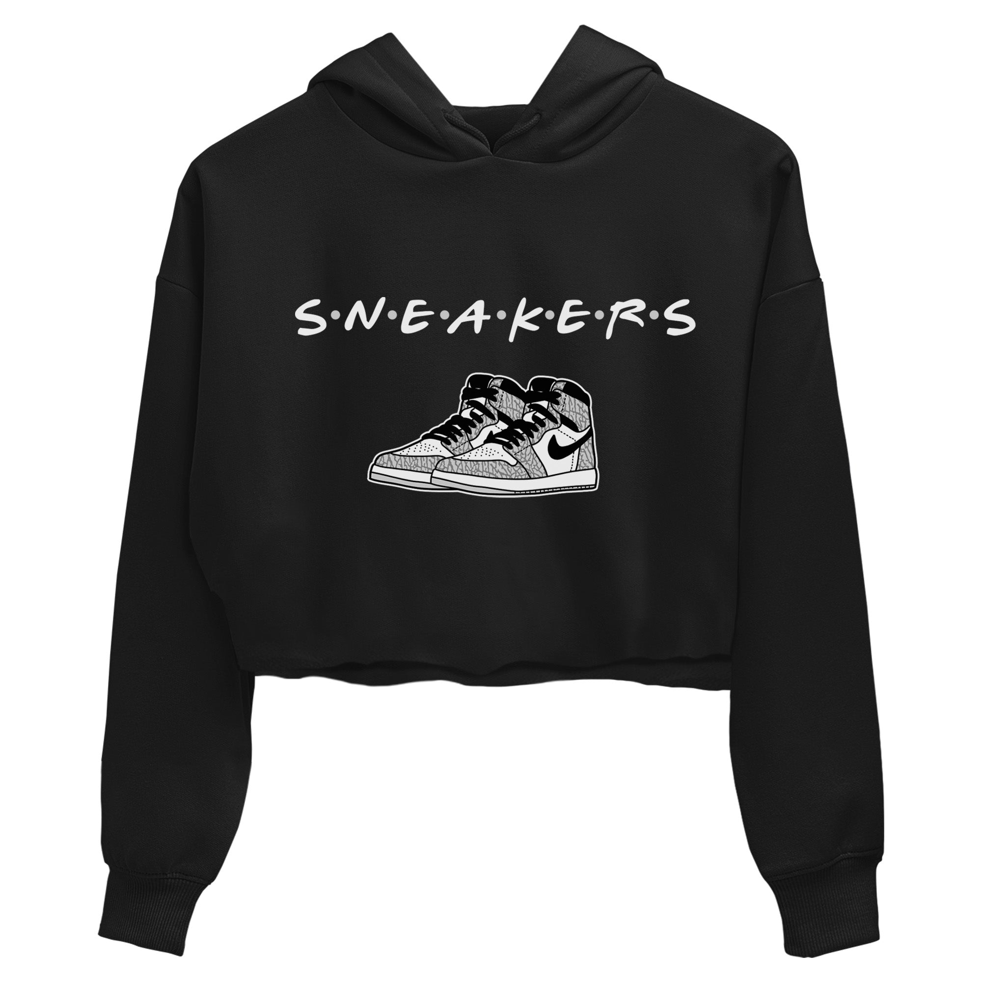 snkmatchs Women's Tops - Air Jordan 1 White Cement