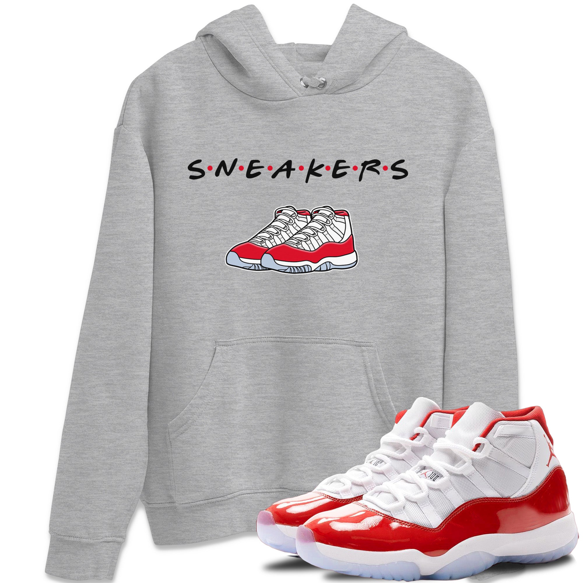 snkmatchs Unisex Tops - Air Jordan 11 Cherry