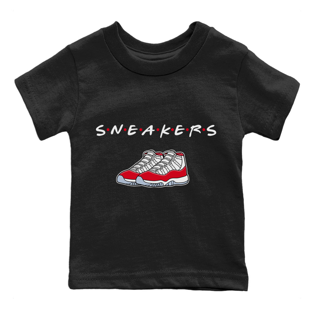 snkmatchs Kids Tops - Air Jordan 11 Cherry