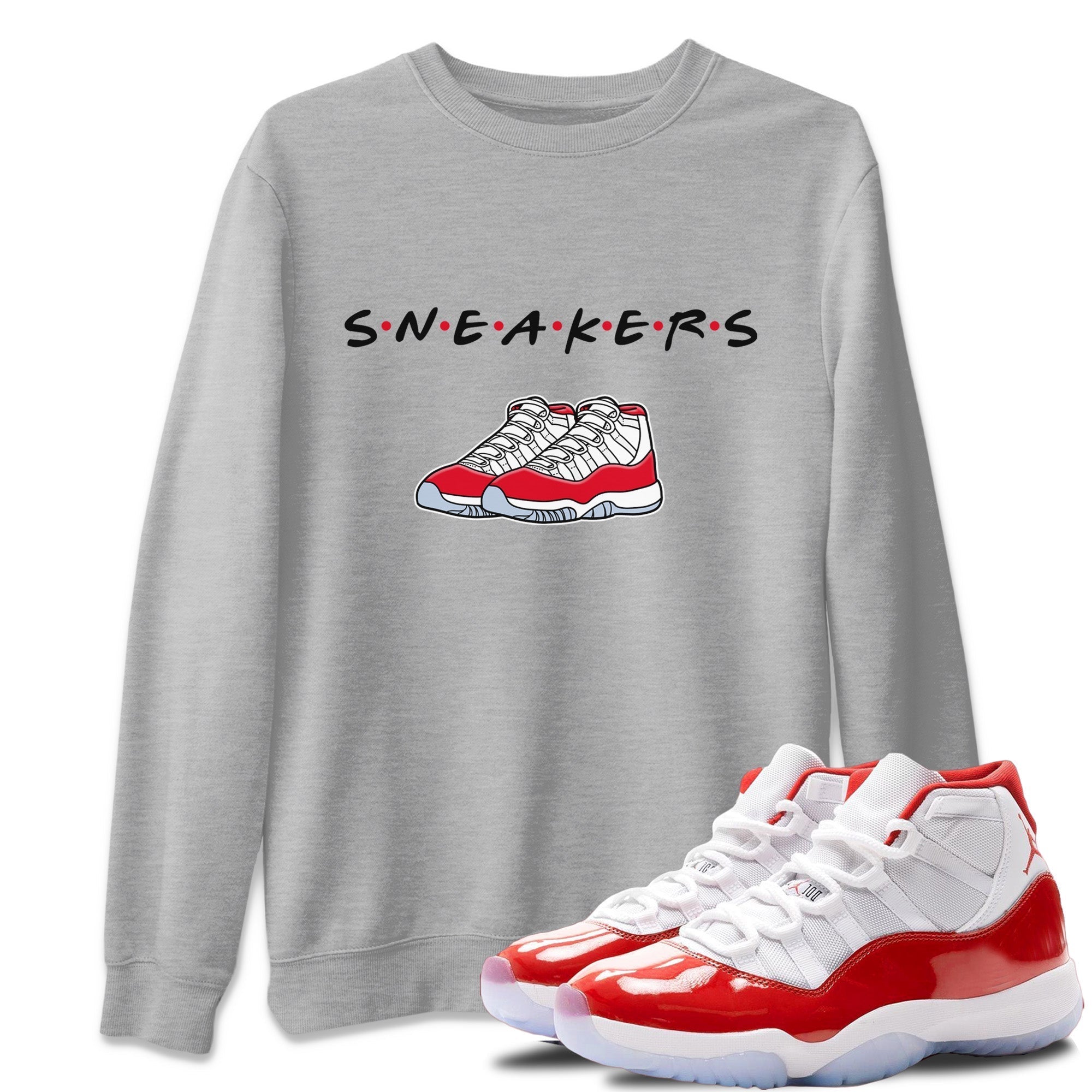snkmatchs Unisex Tops - Air Jordan 11 Cherry