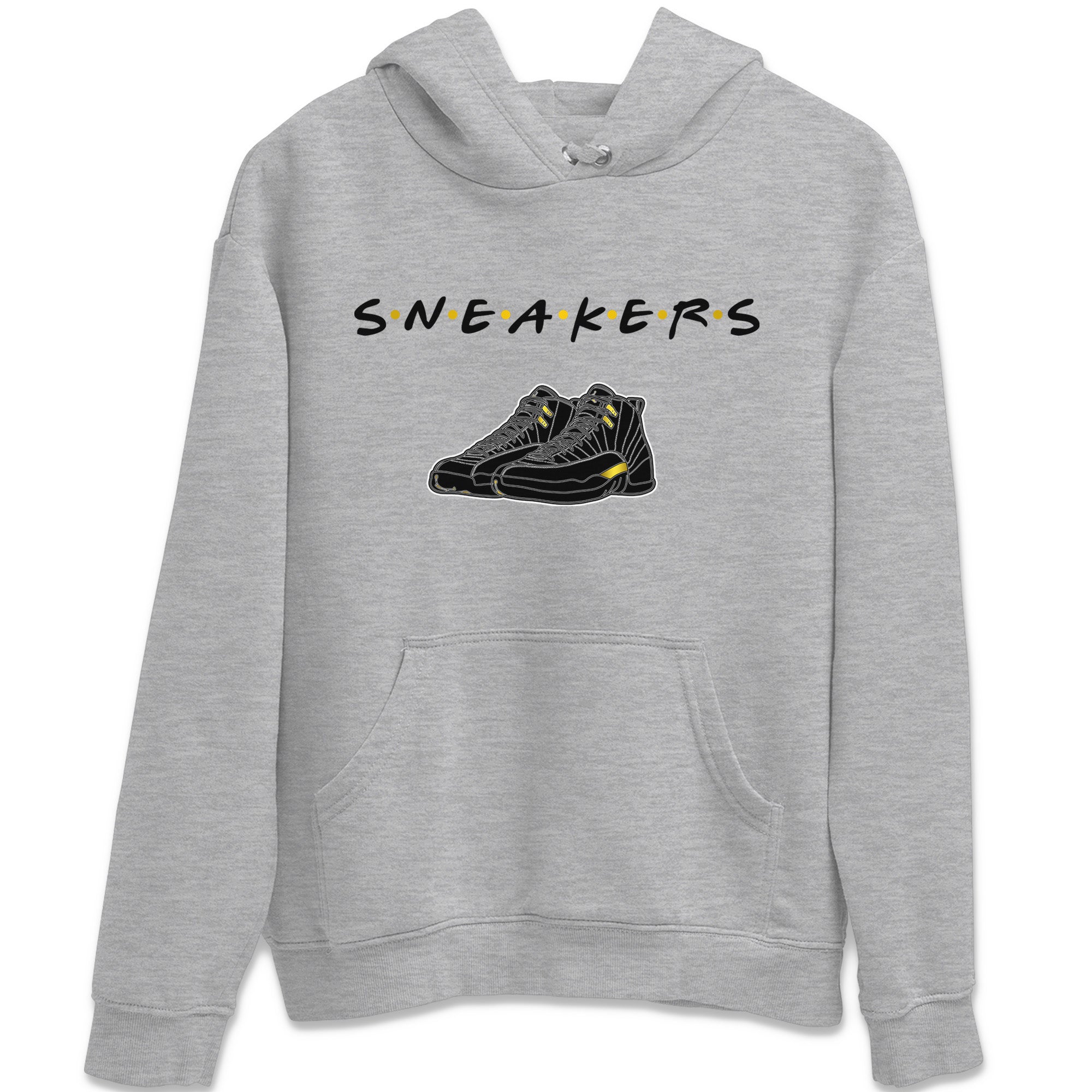 snkmatchs Unisex Tops - Air Jordan 12 Black Taxi