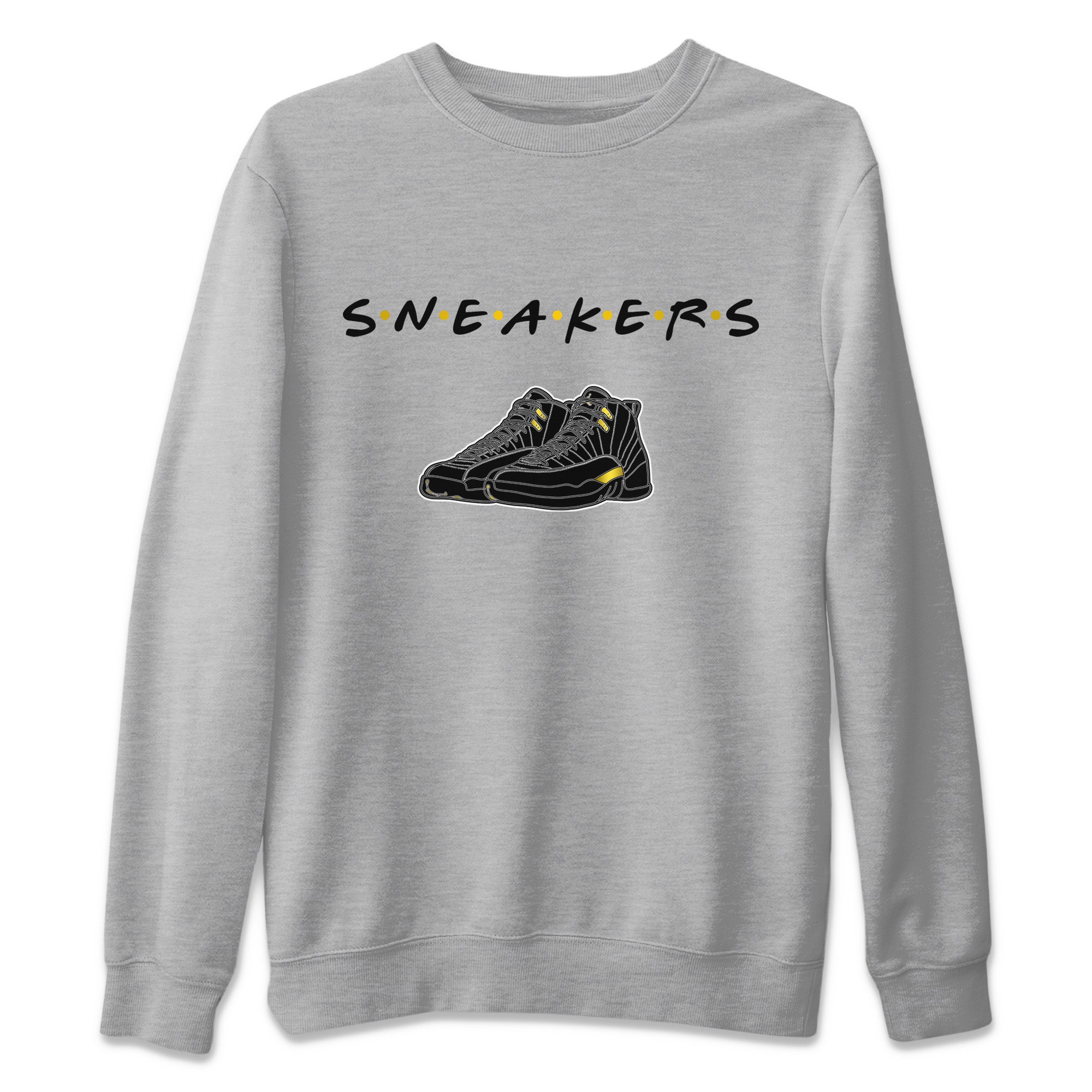 snkmatchs Unisex Tops - Air Jordan 12 Black Taxi