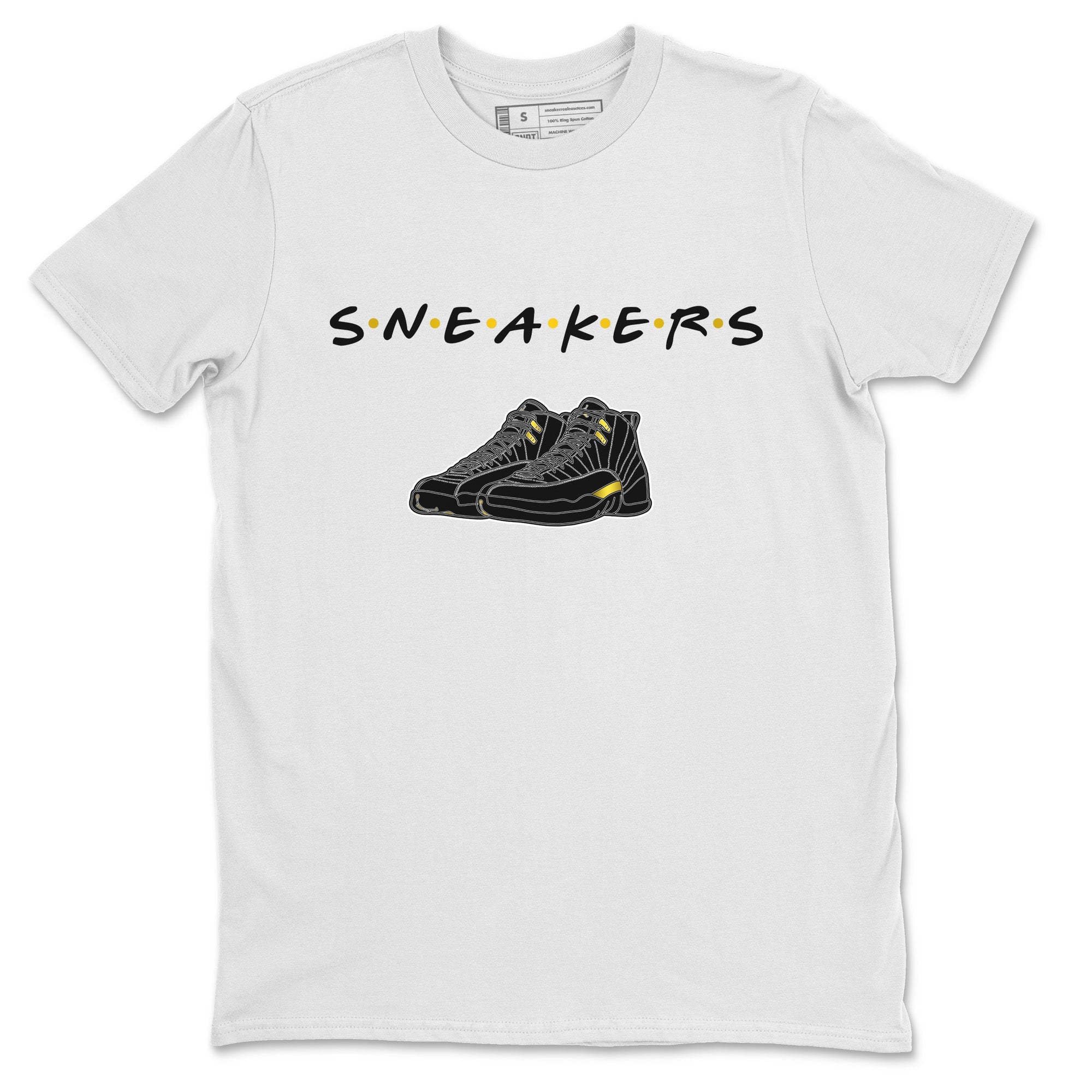 snkmatchs Unisex Tops - Air Jordan 12 Black Taxi
