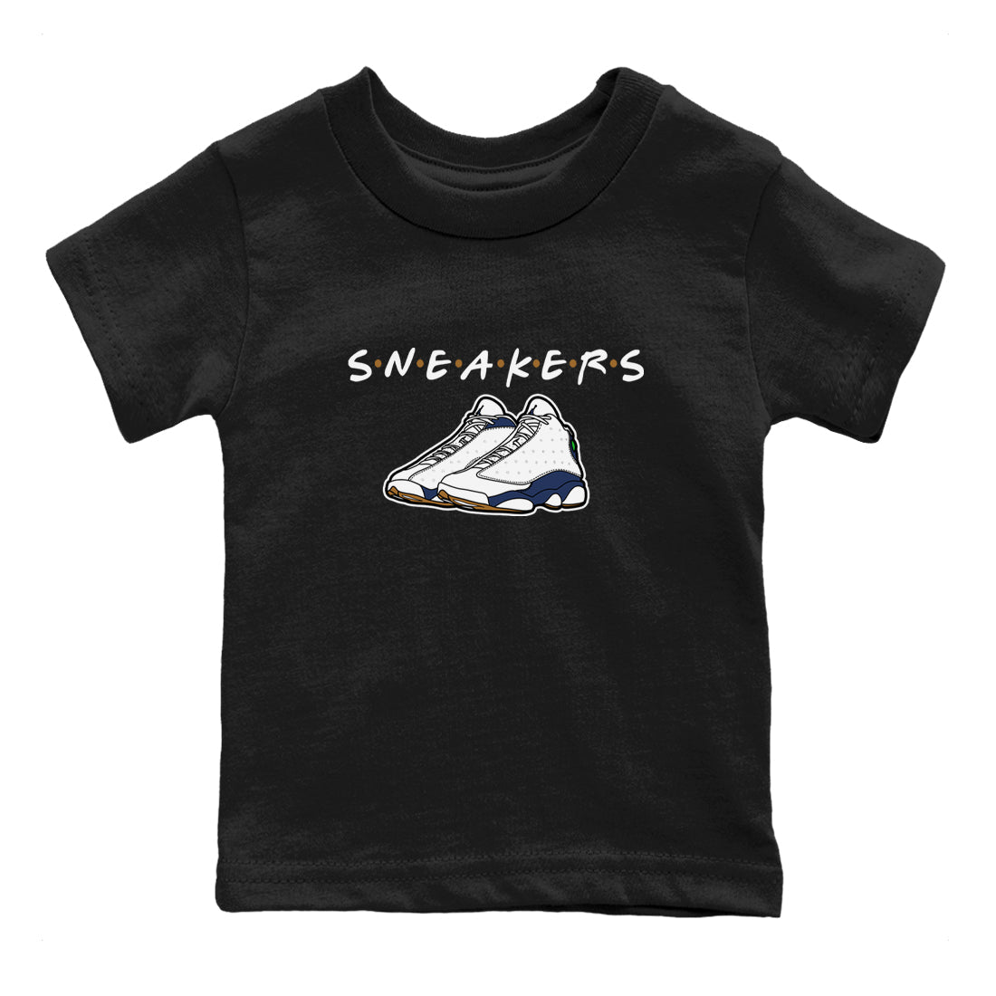 snkmatchs snkmatch Tees Kids - Air Jordan 13 Midnight Navy