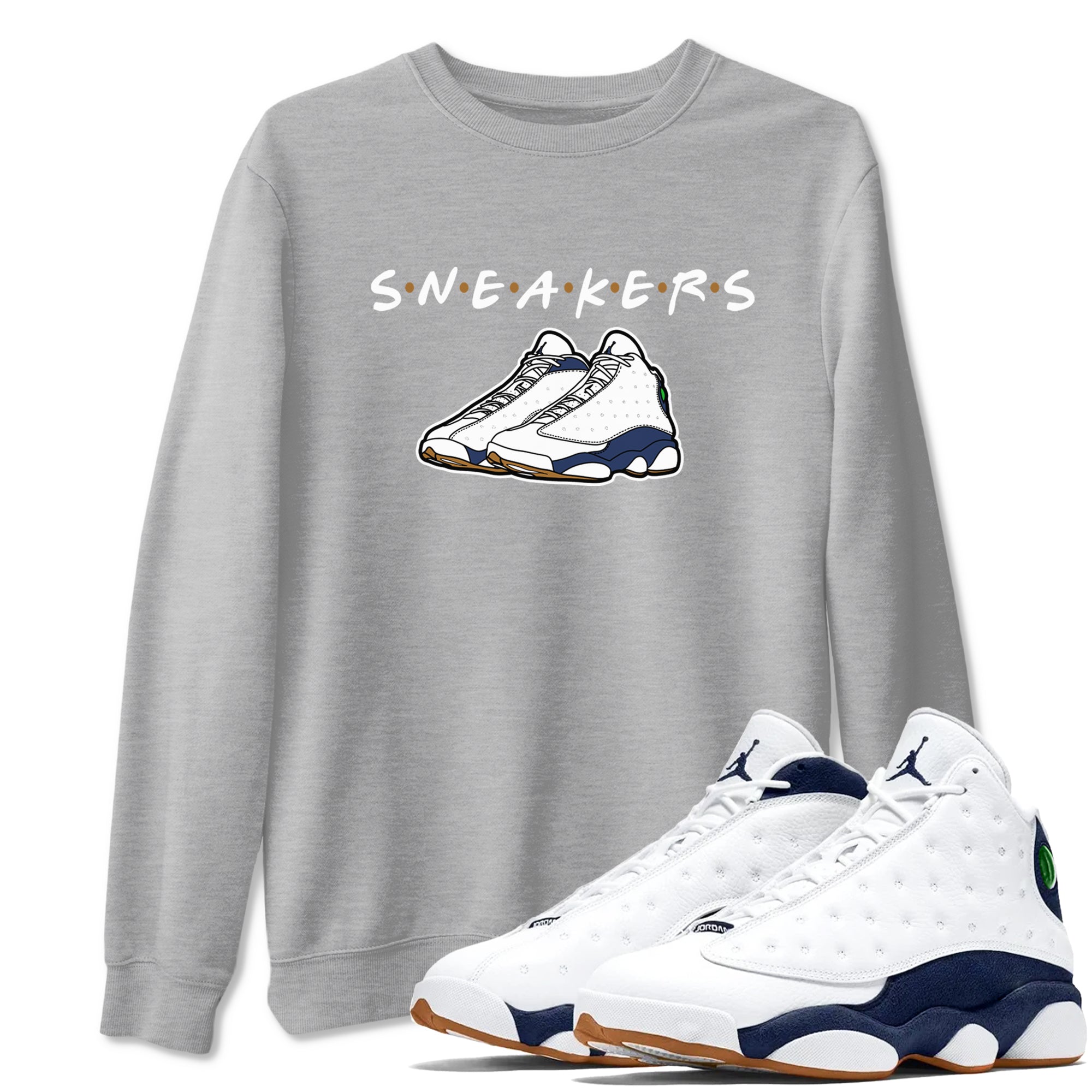 snkmatchs snkmatch Tees - Air Jordan 13 Midnight Navy