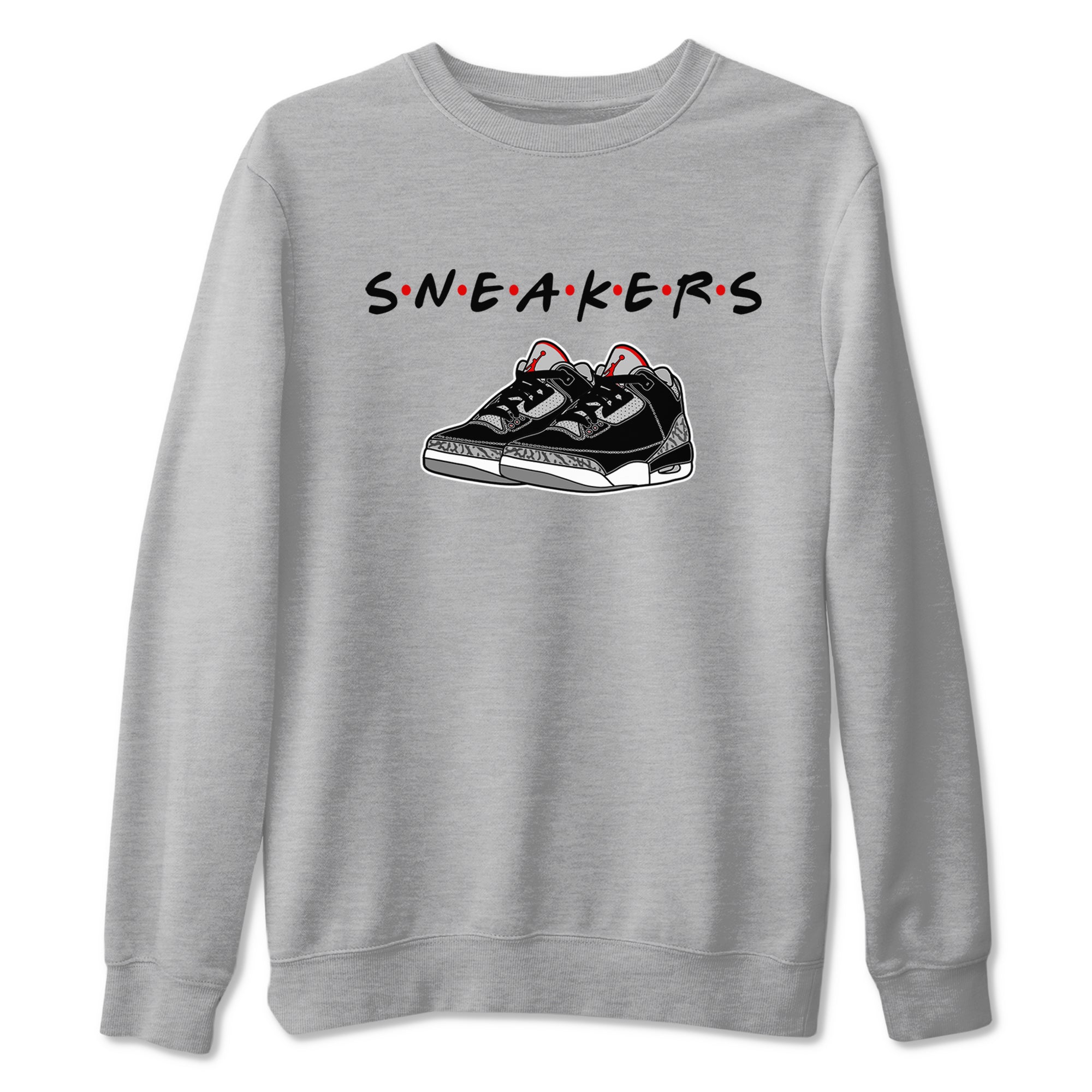 snkmatchs snkmatch Tees - Air Jordan 3 Black Cement