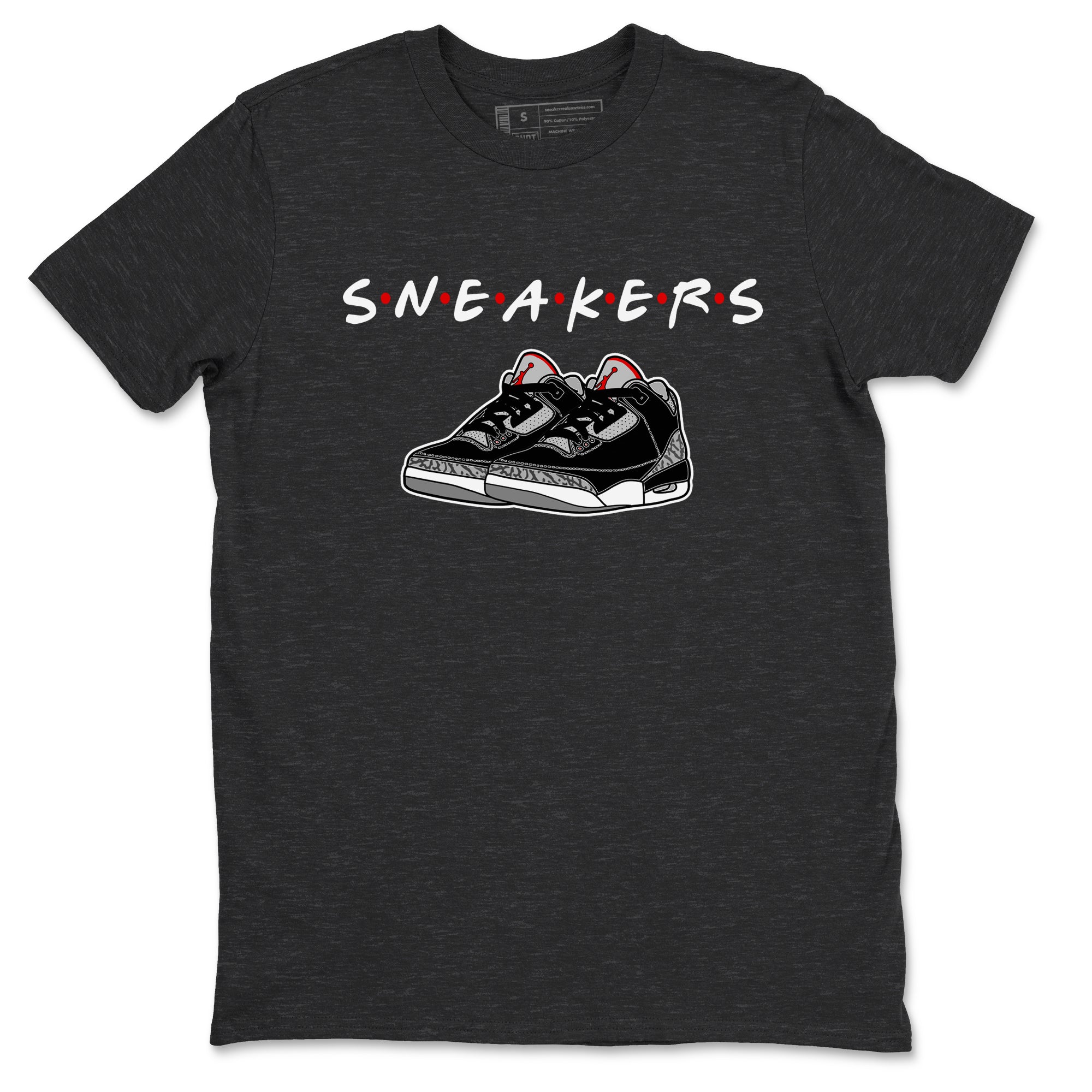 snkmatchs snkmatch Tees - Air Jordan 3 Black Cement