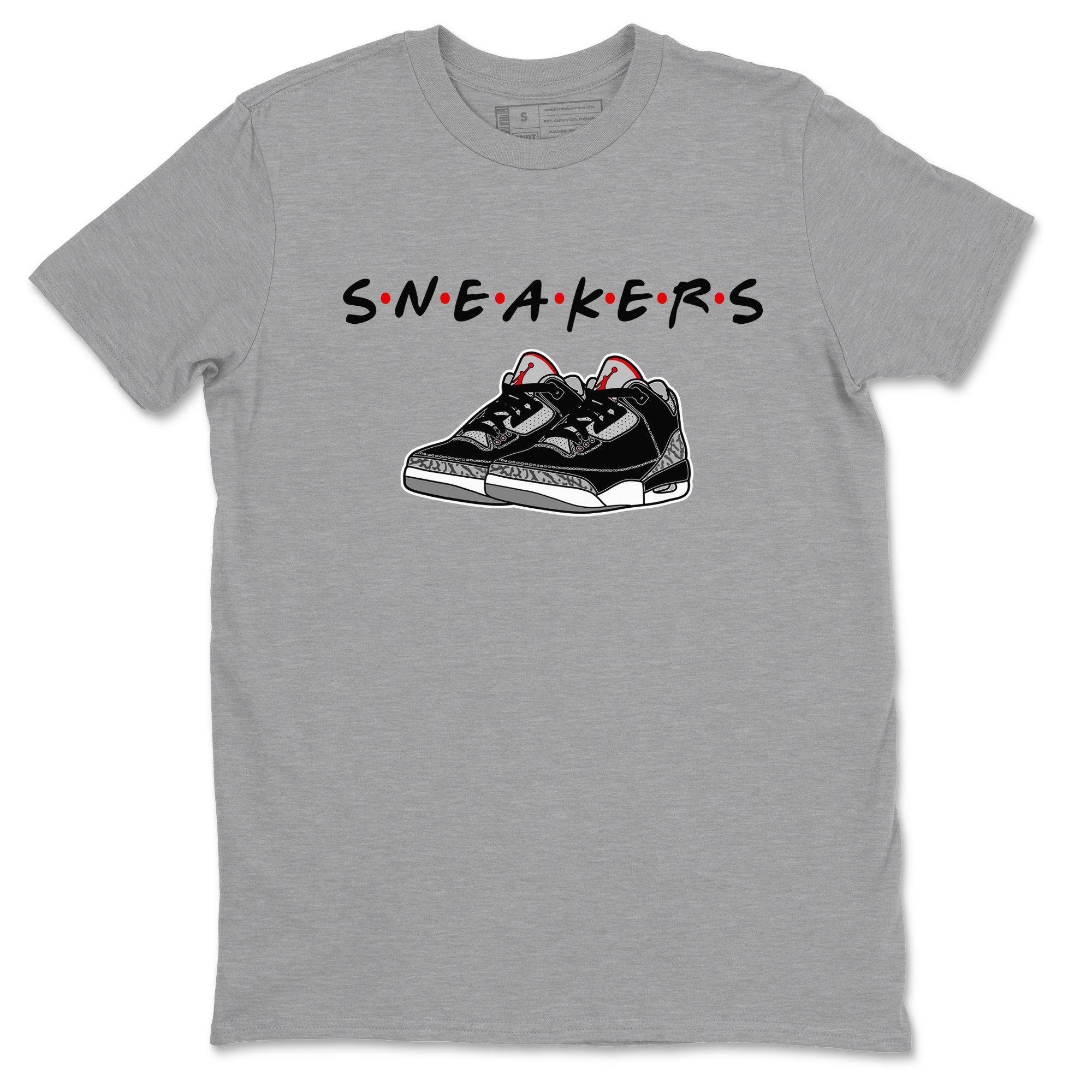snkmatchs snkmatch Tees - Air Jordan 3 Black Cement