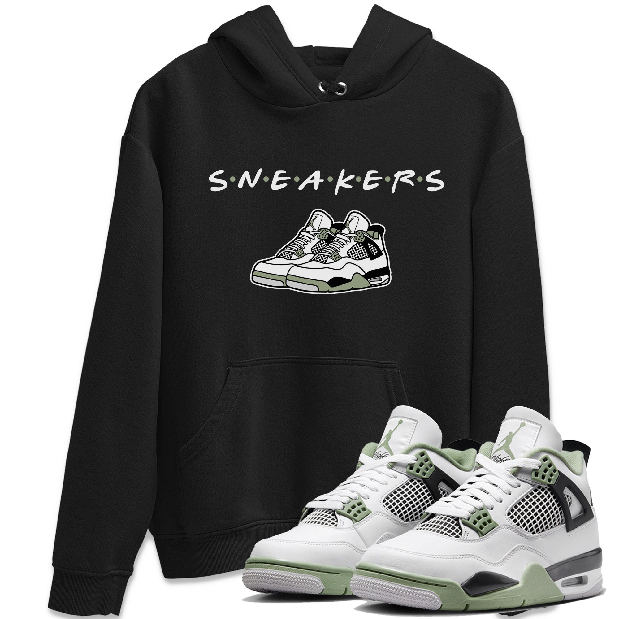snkmatchs Unisex Tops - Air Jordan 4 Seafoam