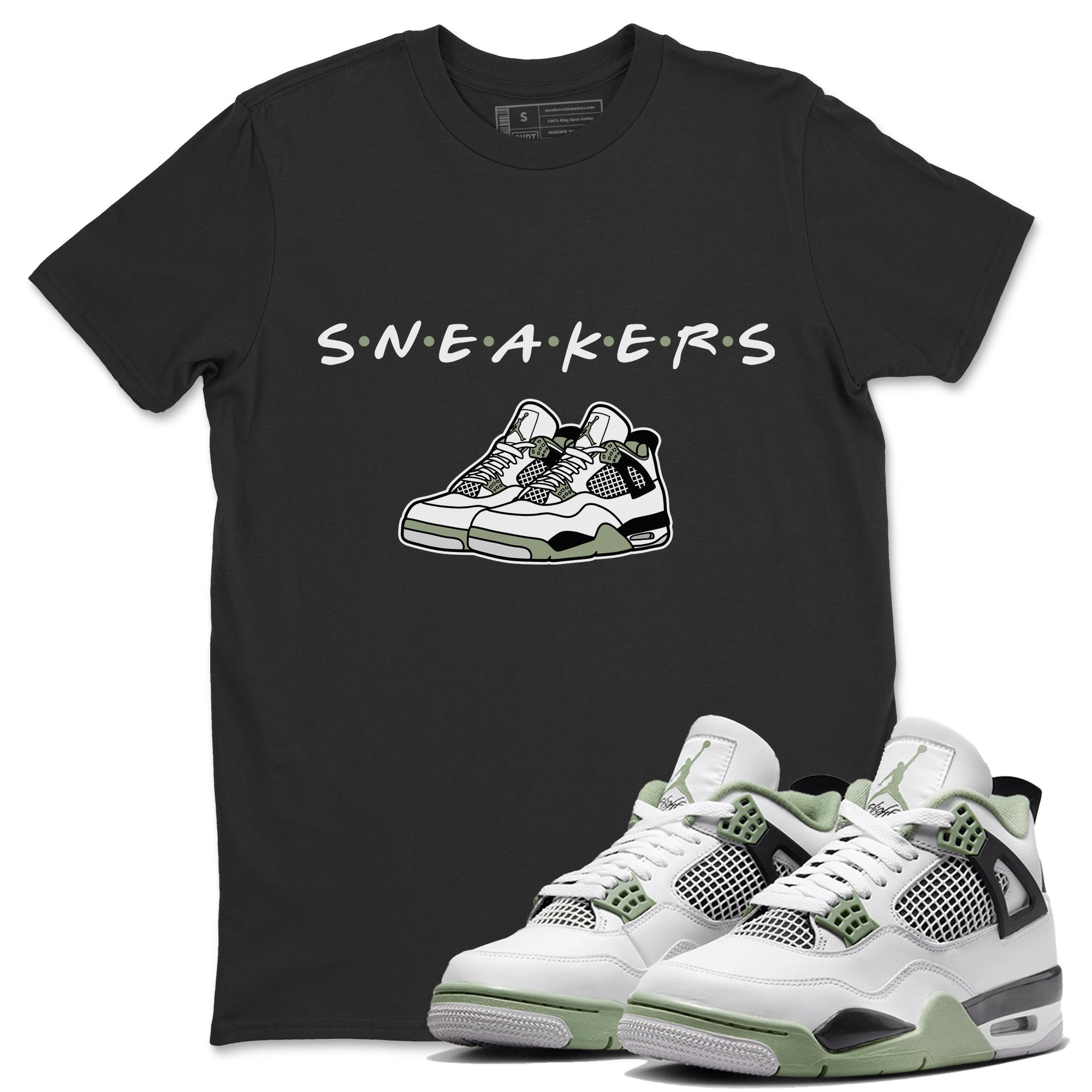 snkmatchs Unisex Tops - Air Jordan 4 Seafoam