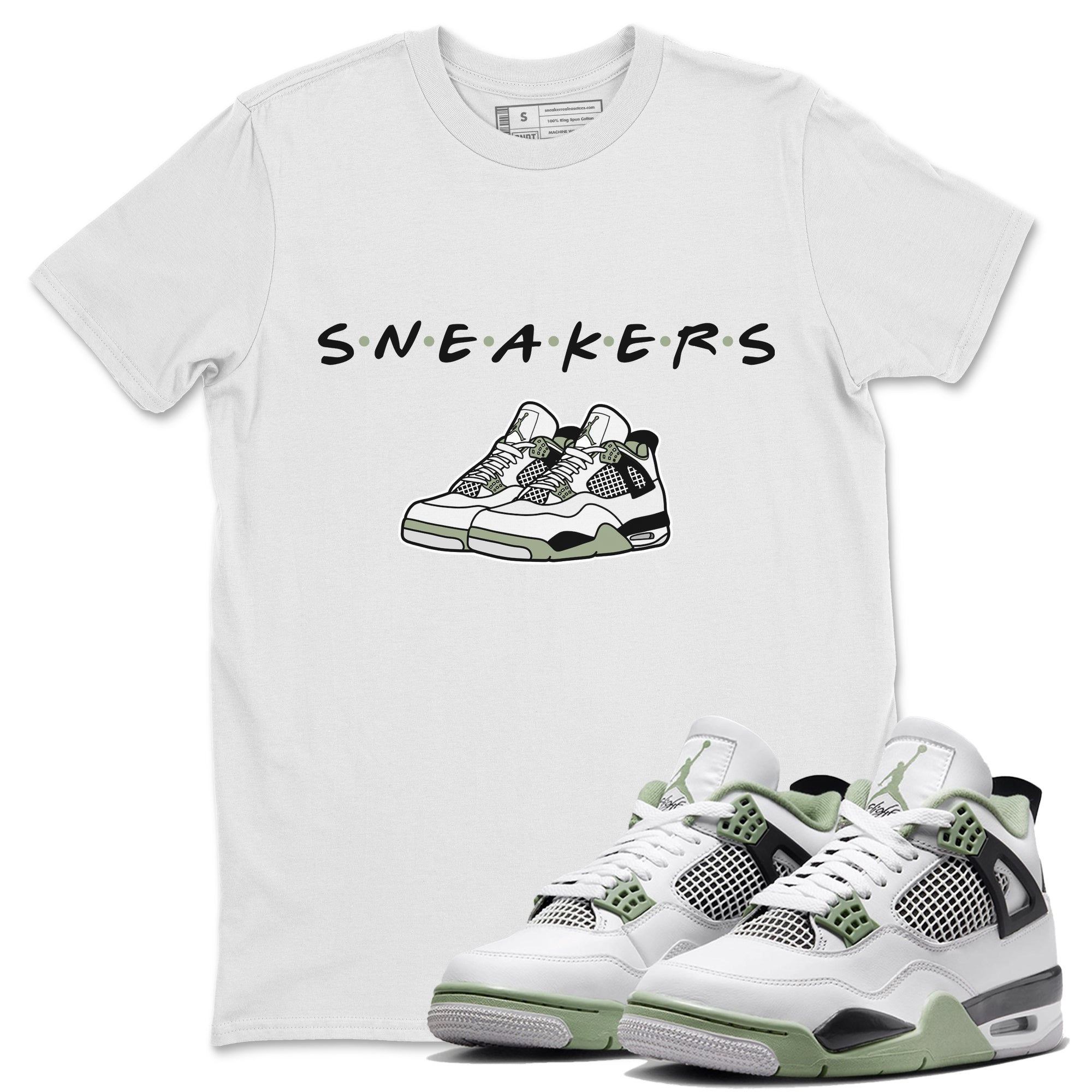 snkmatchs Unisex Tops - Air Jordan 4 Seafoam