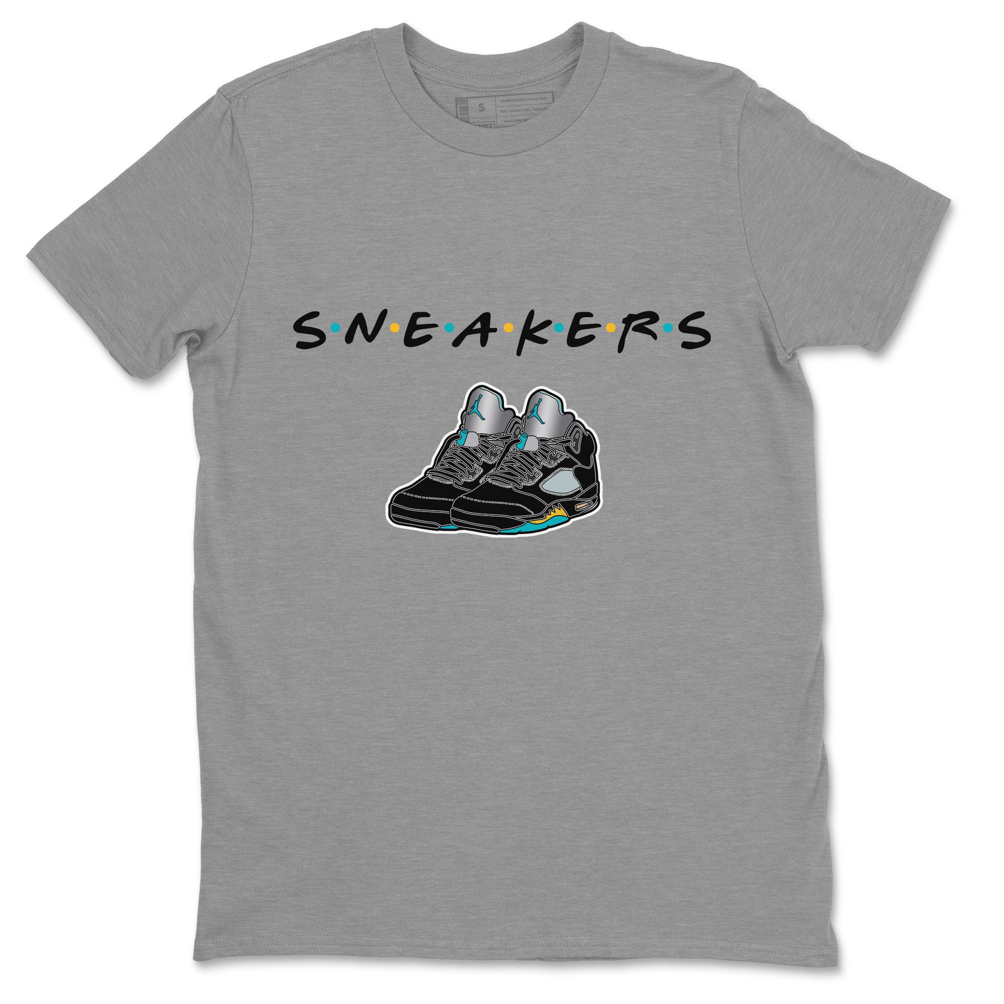 snkmatchs Unisex Tops - Air Jordan 5 Aqua