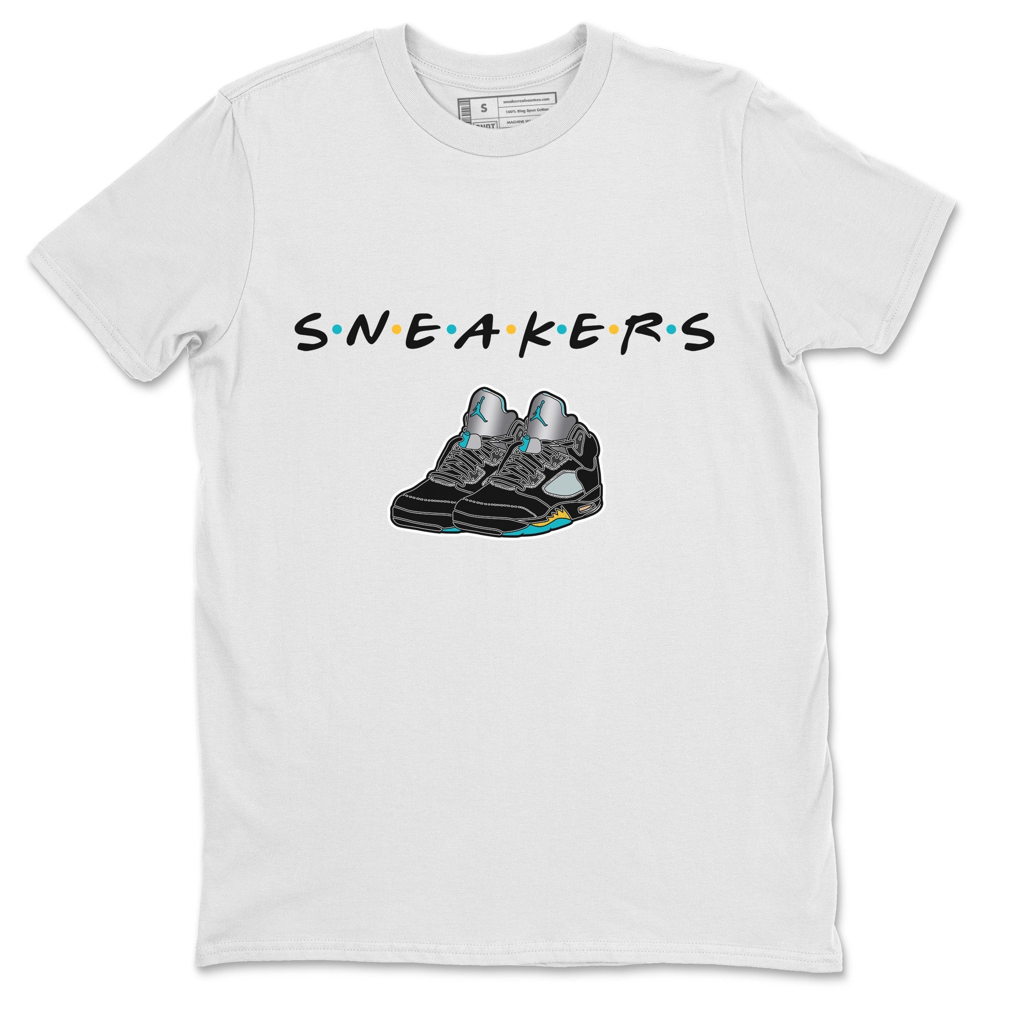 snkmatchs Unisex Tops - Air Jordan 5 Aqua