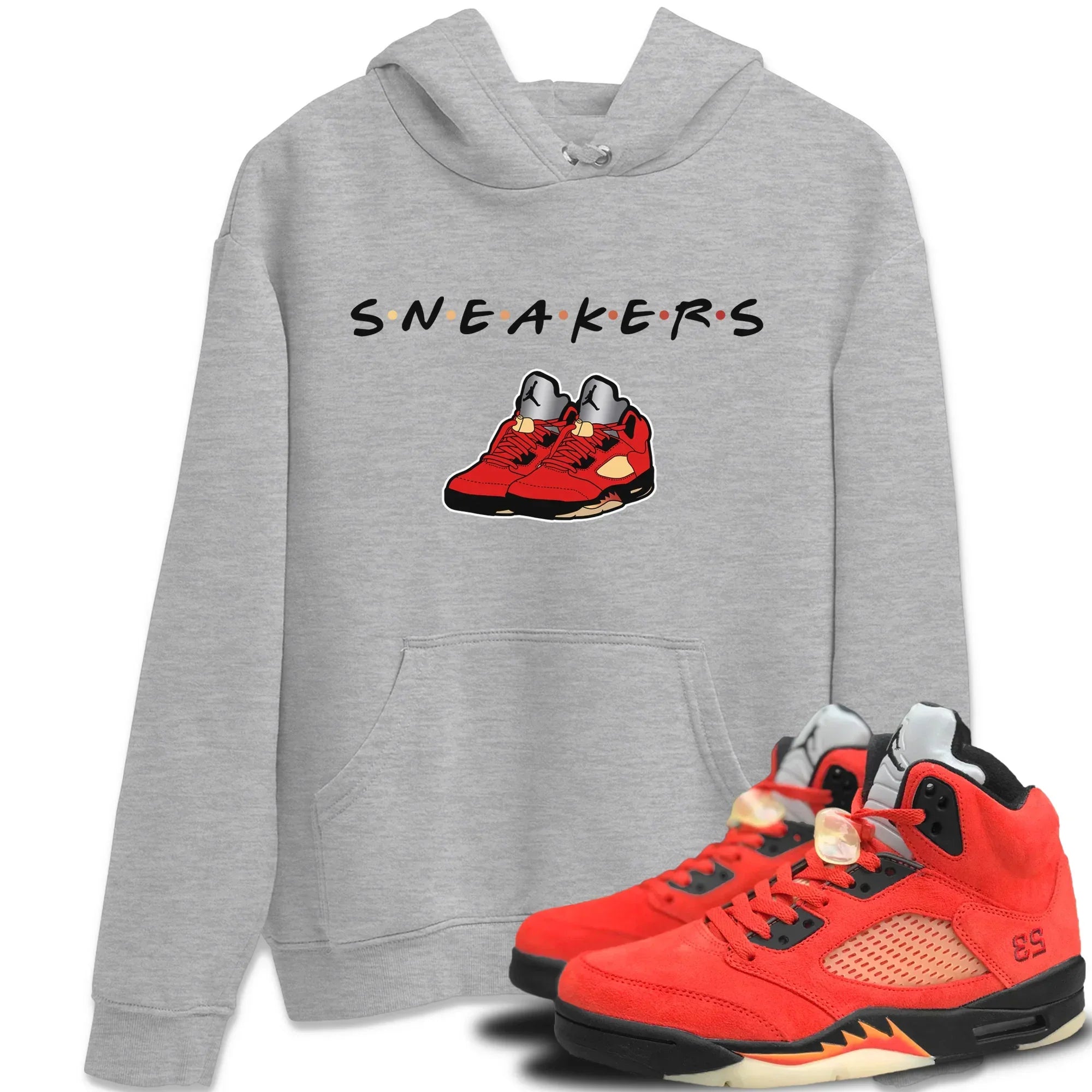 snkmatchs Unisex Tops - Air Jordan 5 Mars For Her