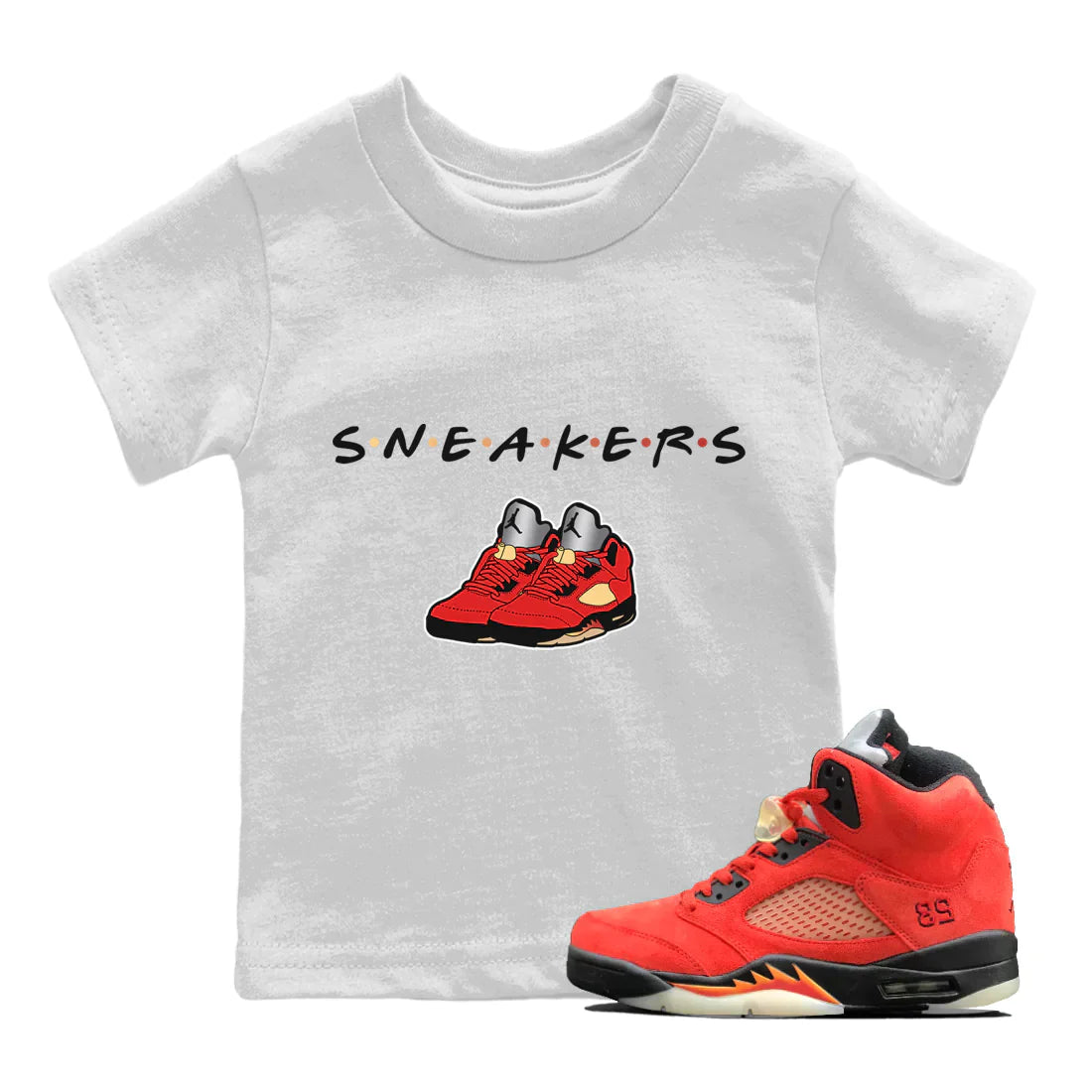 snkmatchs Kids Tops - Air Jordan 5 Mars For Her