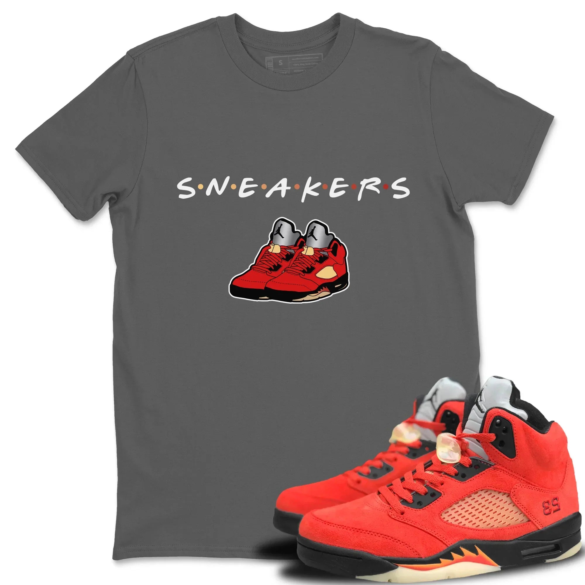 snkmatchs Unisex Tops - Air Jordan 5 Mars For Her