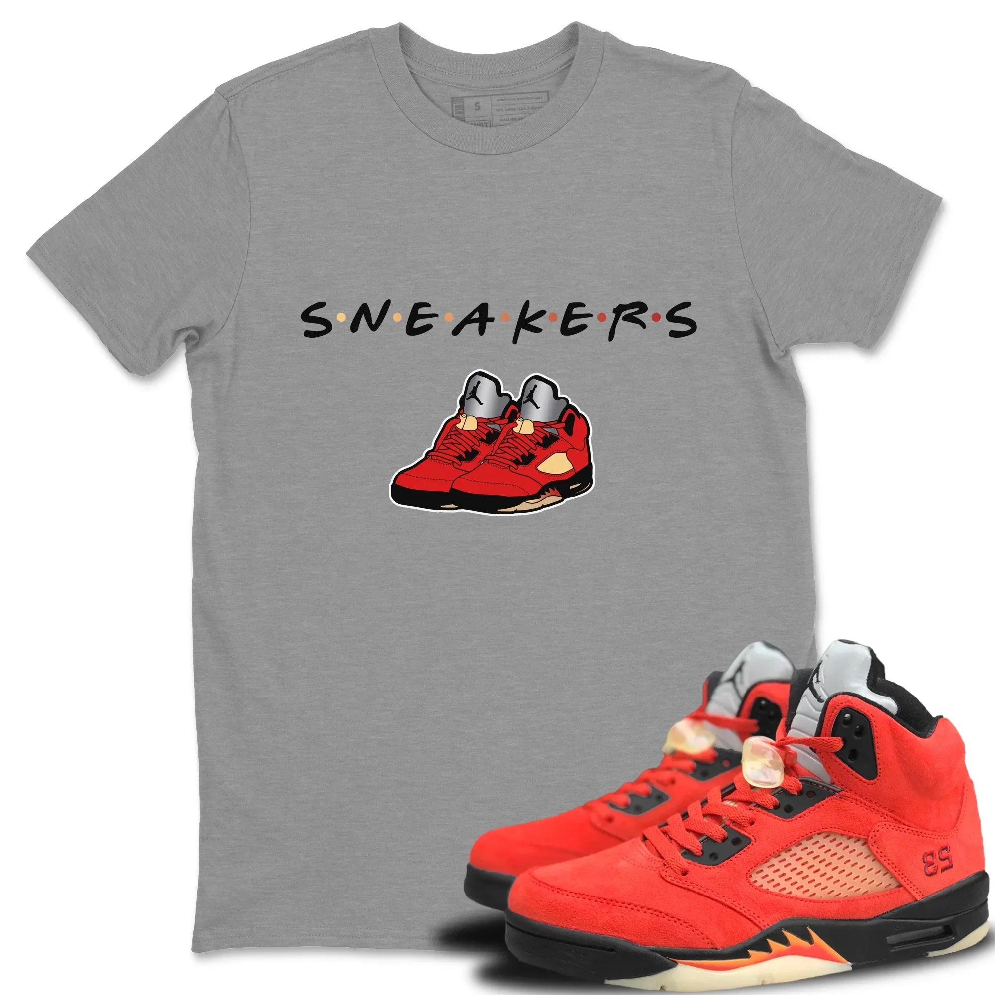 snkmatchs Unisex Tops - Air Jordan 5 Mars For Her