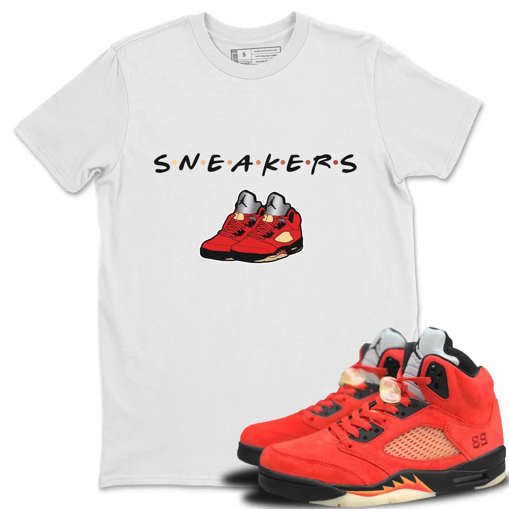 snkmatchs Unisex Tops - Air Jordan 5 Mars For Her