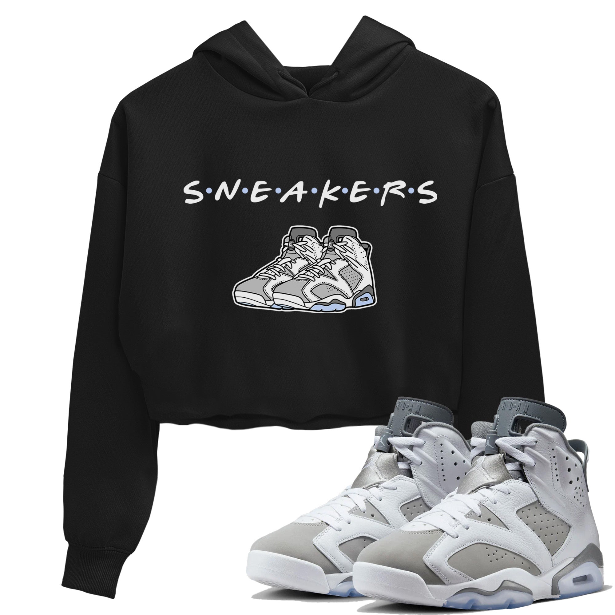 snkmatchs Women's Tops - Air Jordan 6 Cool Grey