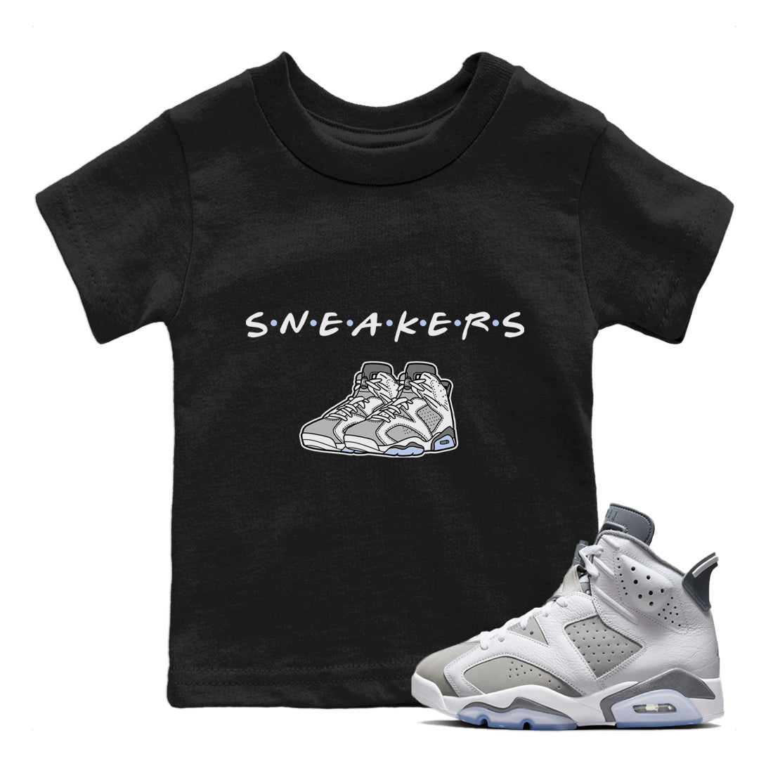 snkmatchs Kids Tops - Air Jordan 6 Cool Grey