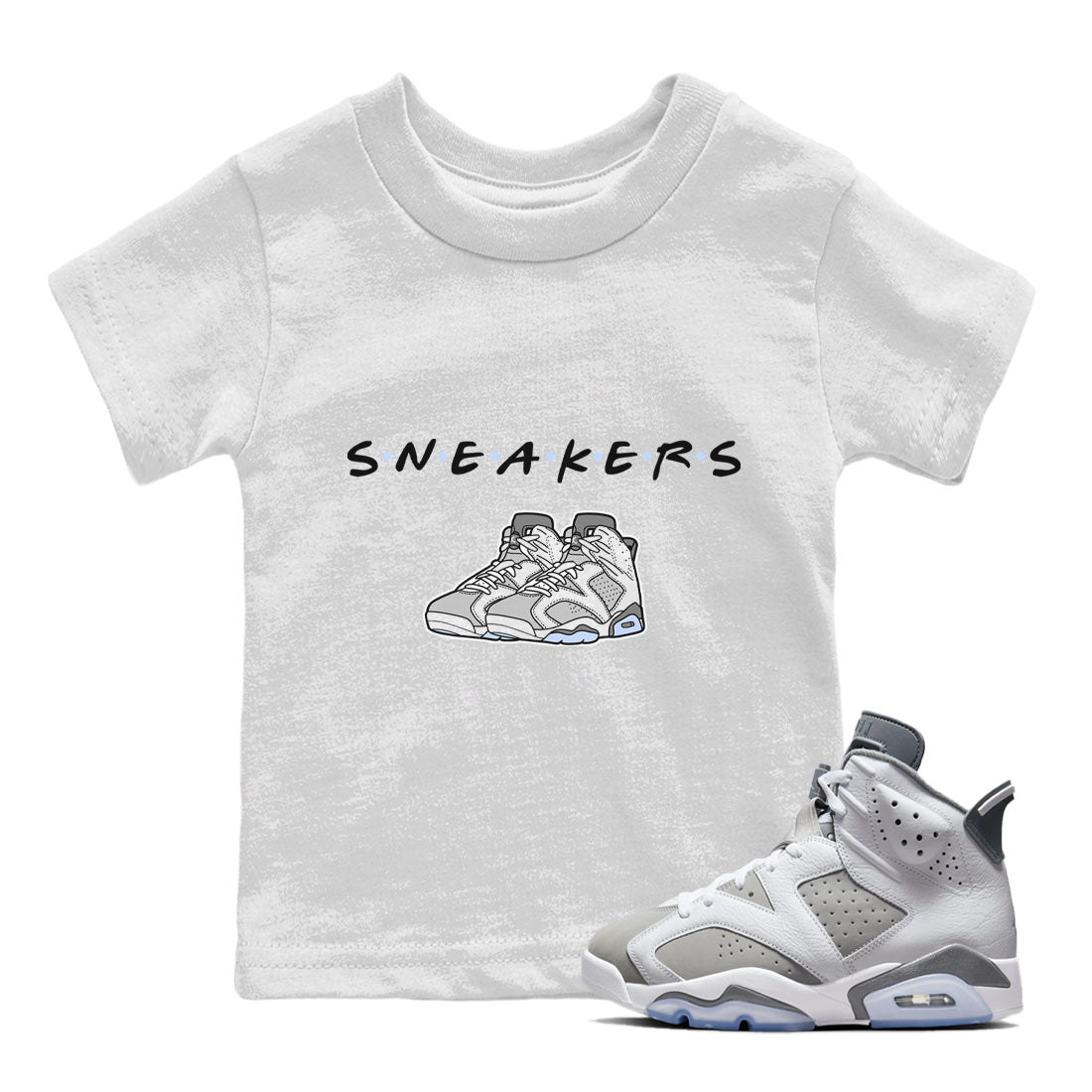 snkmatchs Kids Tops - Air Jordan 6 Cool Grey
