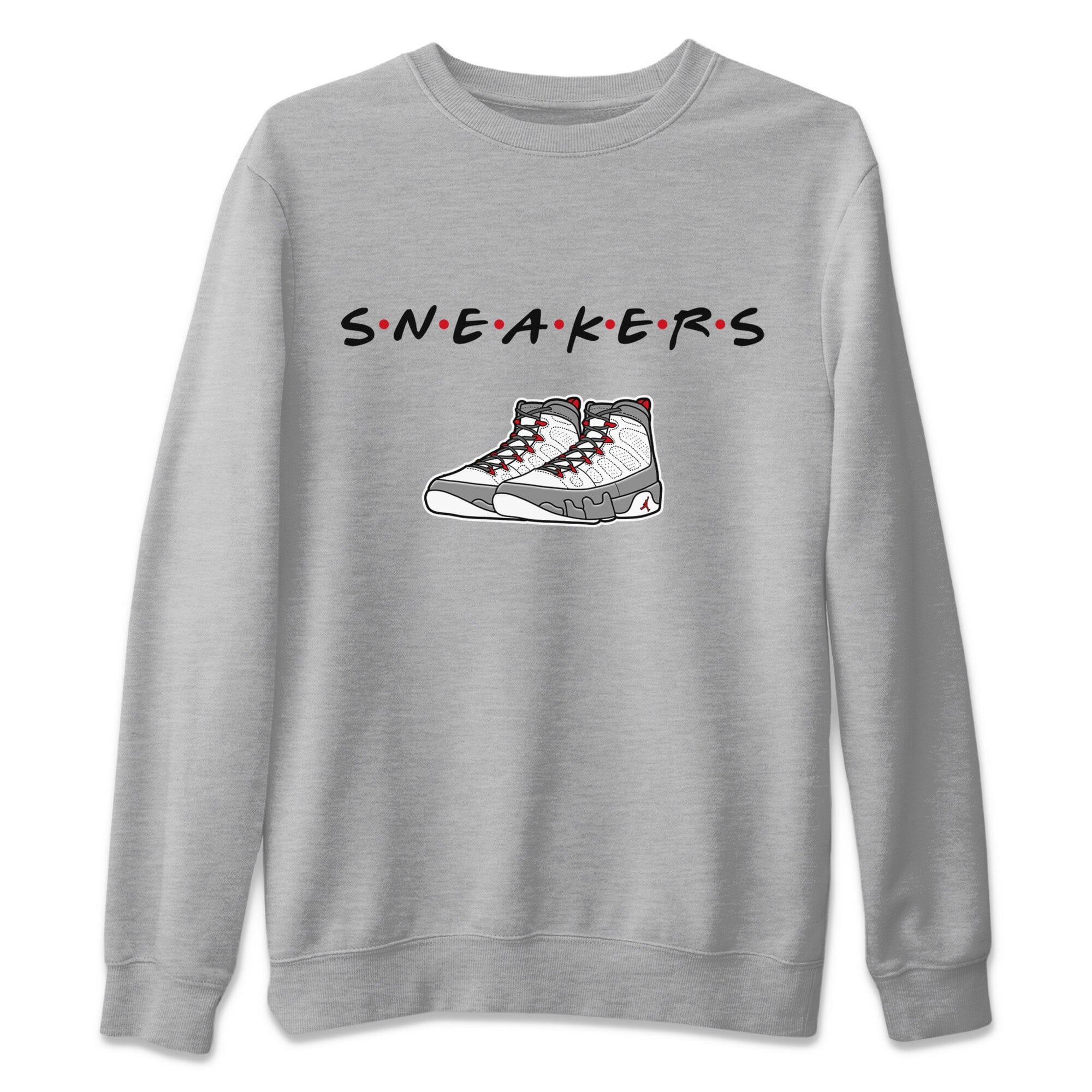 snkmatchs Unisex Tops - Air Jordan 9 Fire Red