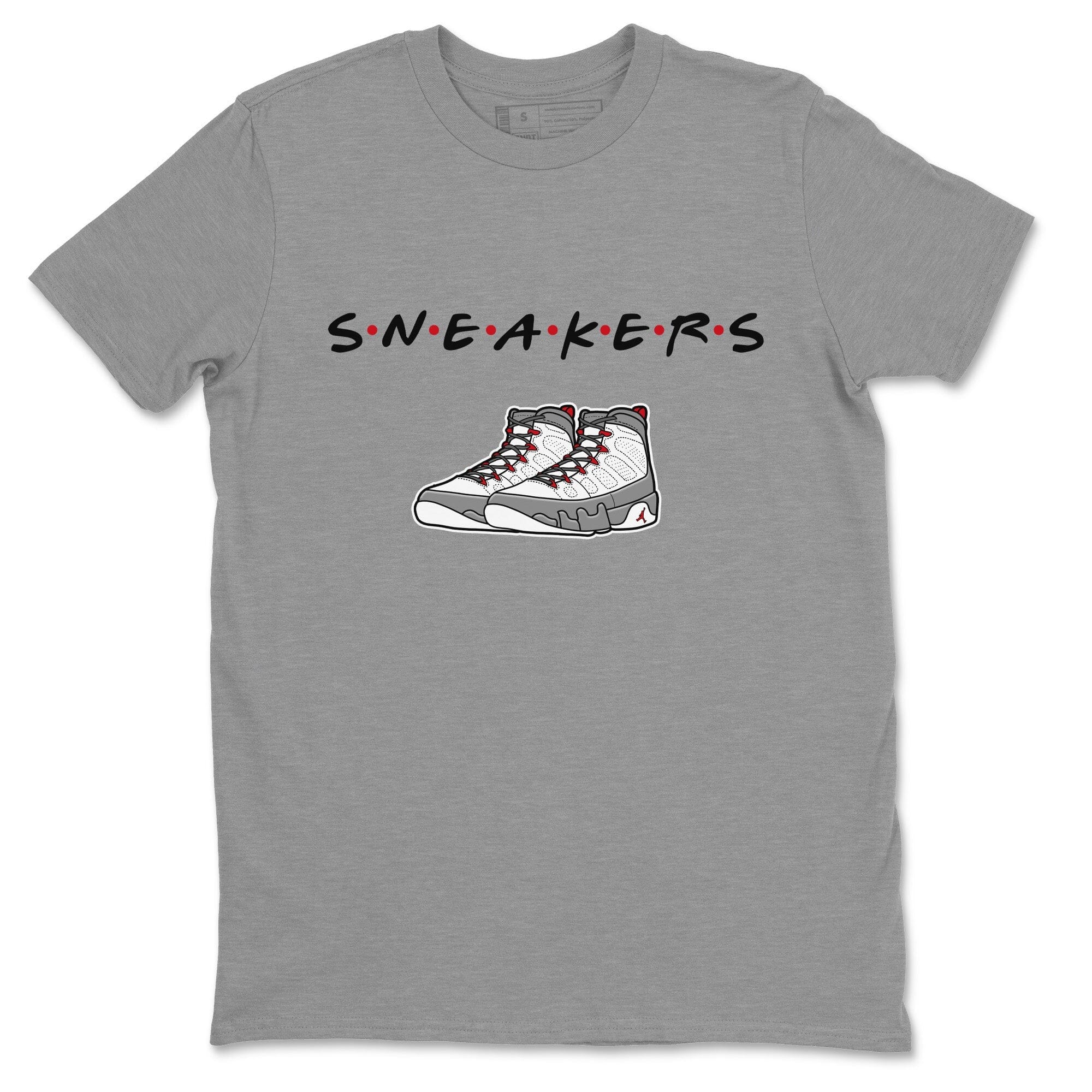 snkmatchs Unisex Tops - Air Jordan 9 Fire Red