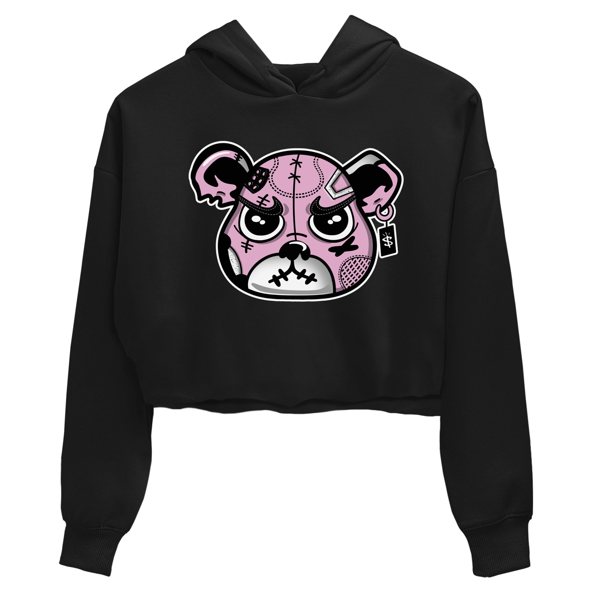 snkmatchs Bear Face snkmatch Women's Top - Air Jordan 4 Orchid