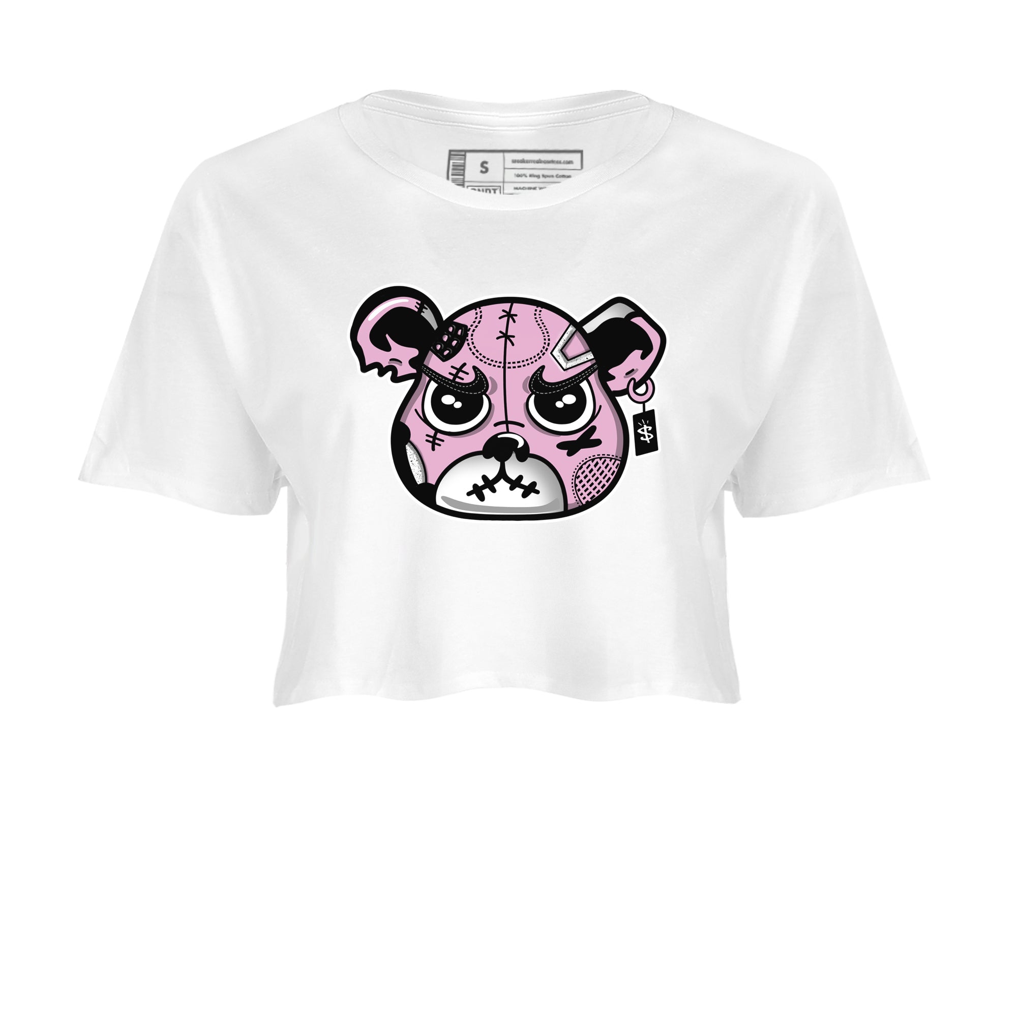 snkmatchs Bear Face snkmatch Women's Top - Air Jordan 4 Orchid
