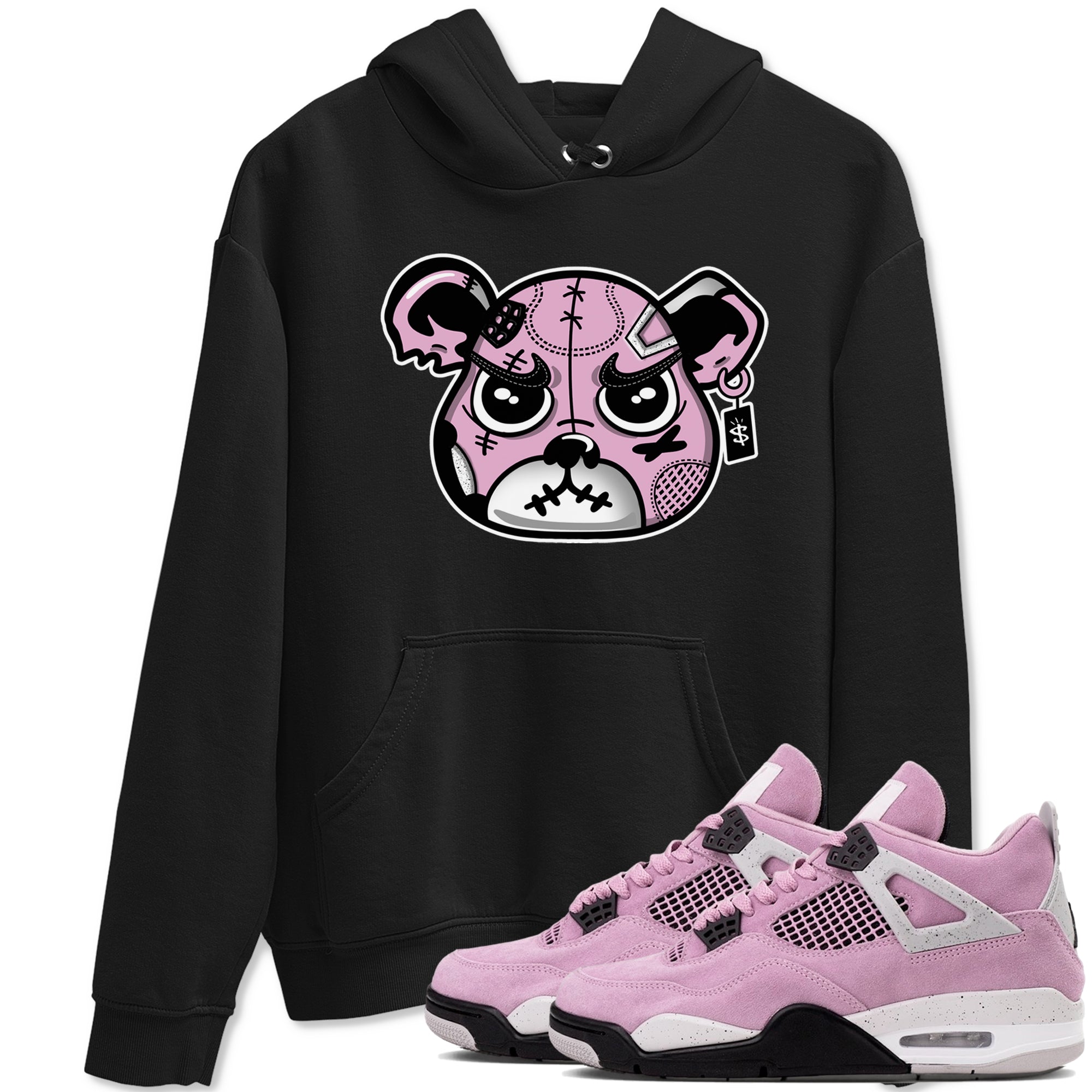 snkmatchs Bear Face snkmatch Tees - Air Jordan 4 Orchid