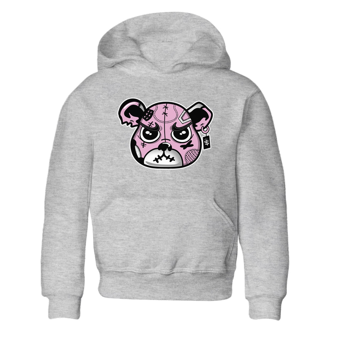 snkmatchs Bear Face snkmatch Tees Kids - Air Jordan 4 Orchid