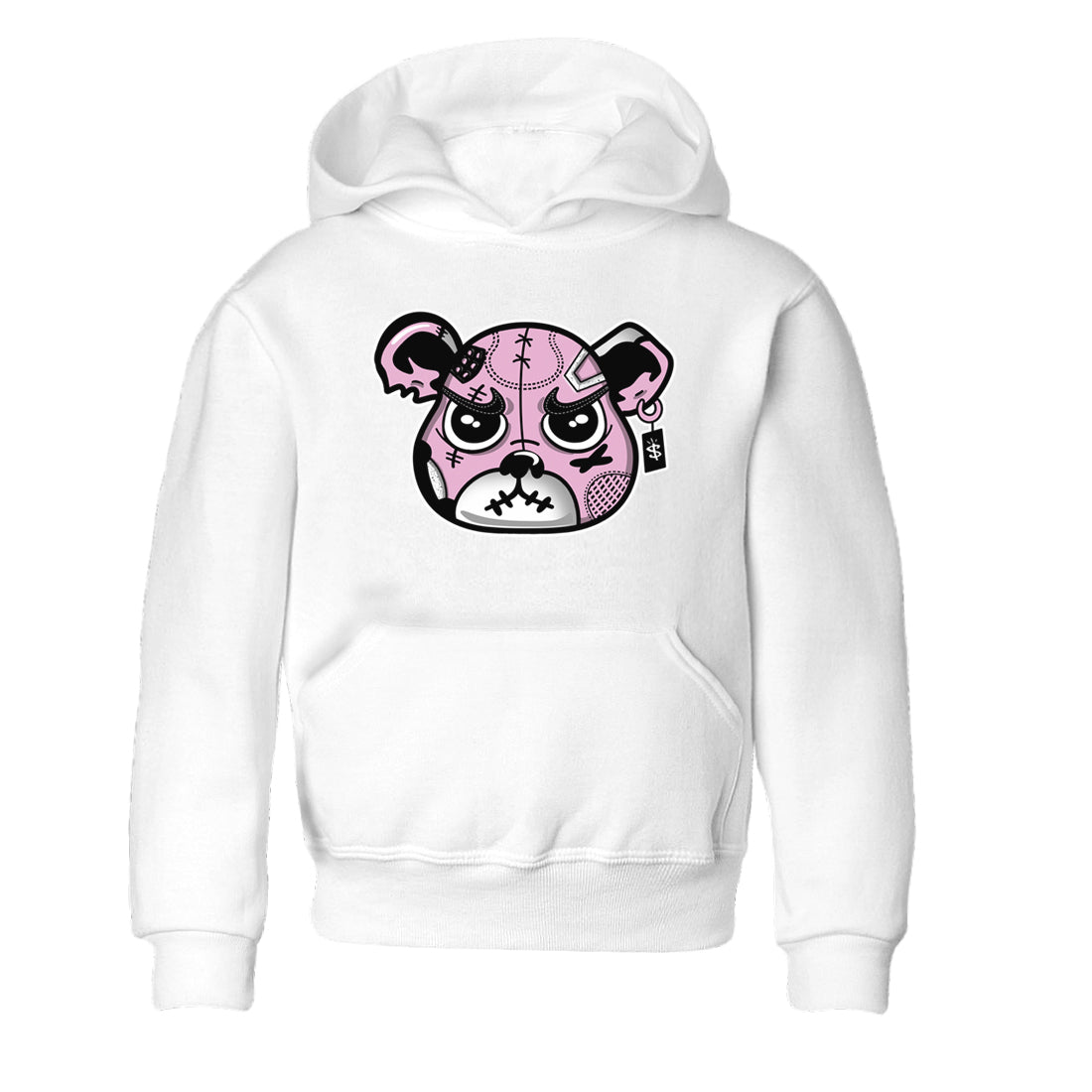 snkmatchs Bear Face snkmatch Tees Kids - Air Jordan 4 Orchid