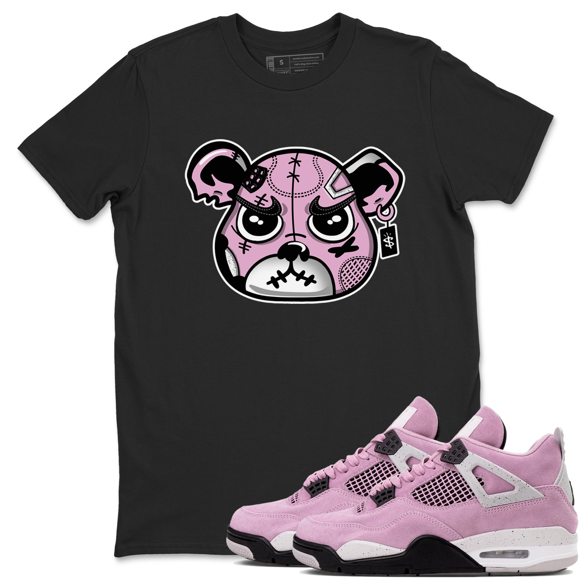 snkmatchs Bear Face snkmatch Tees - Air Jordan 4 Orchid