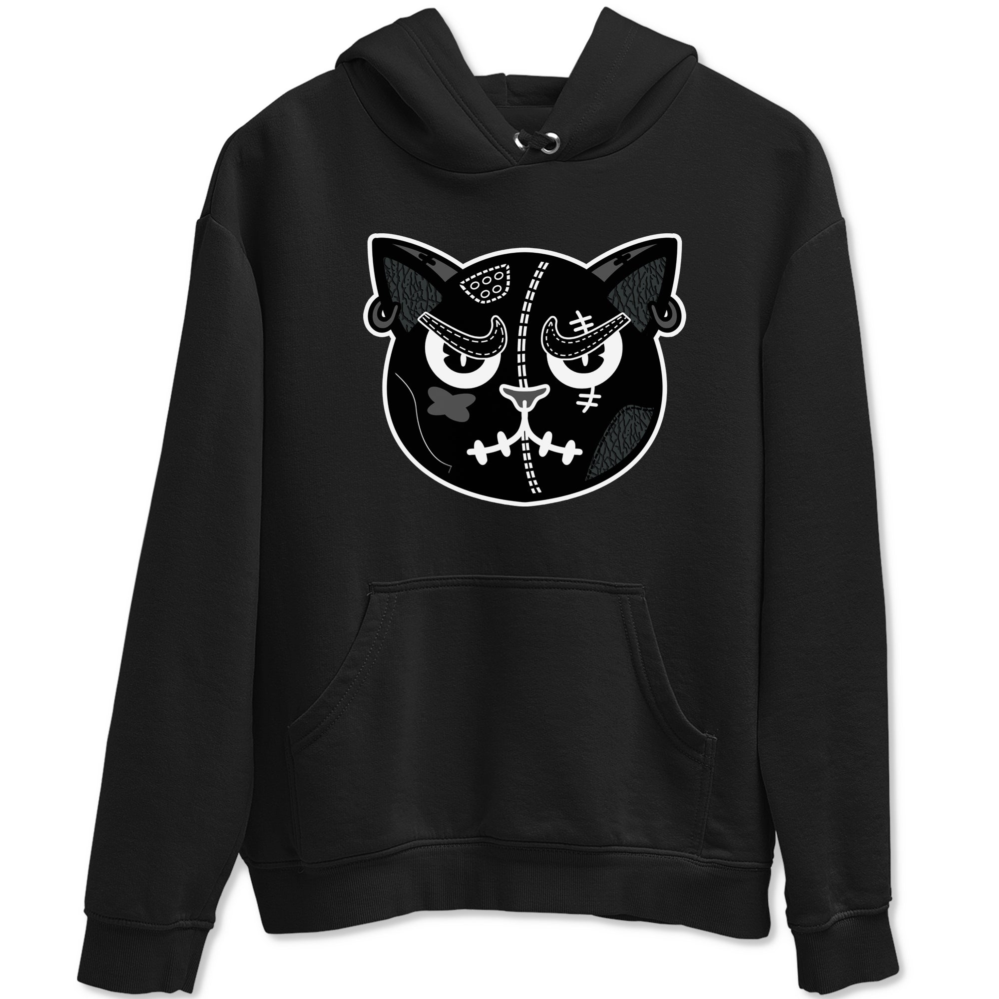 snkmatchs Cat Face snkmatch Tees - Air Jordan 3 Black Cat