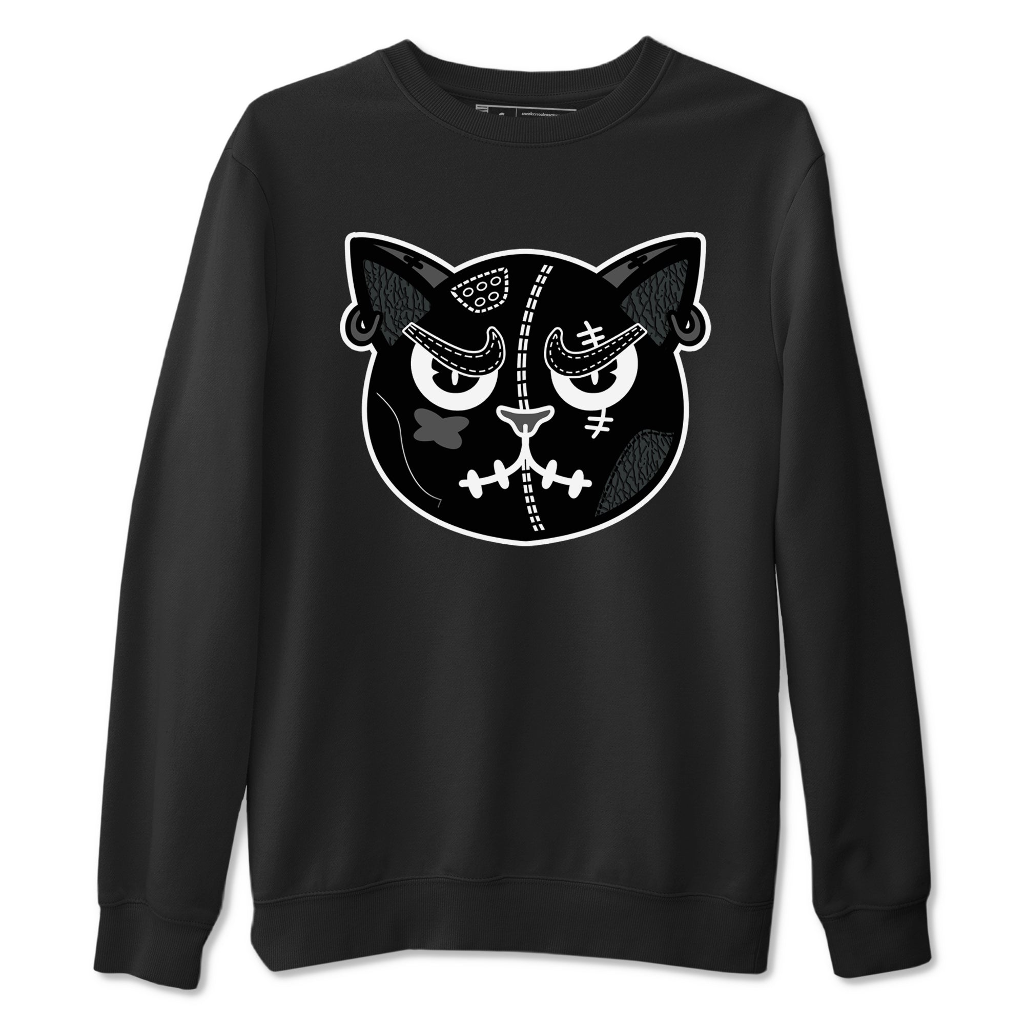 snkmatchs Cat Face snkmatch Tees - Air Jordan 3 Black Cat