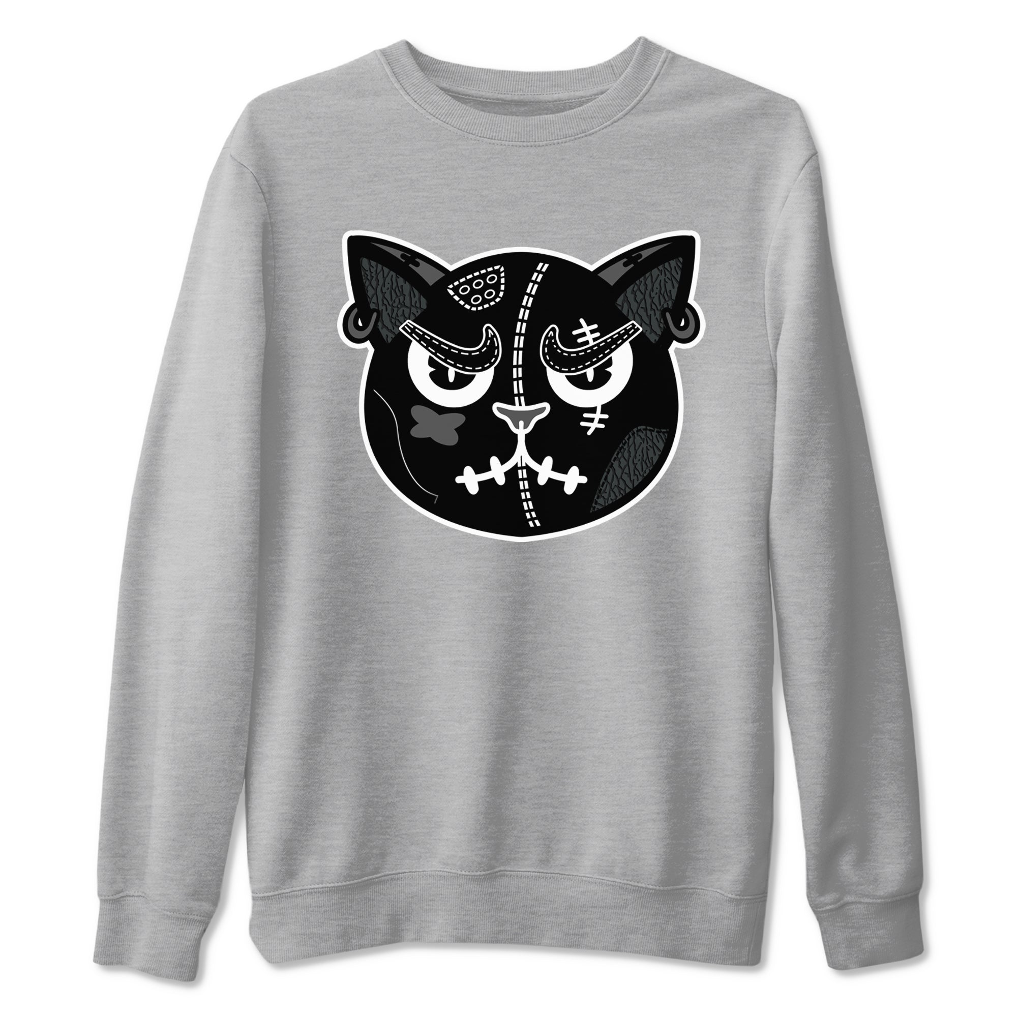 snkmatchs Cat Face snkmatch Tees - Air Jordan 3 Black Cat