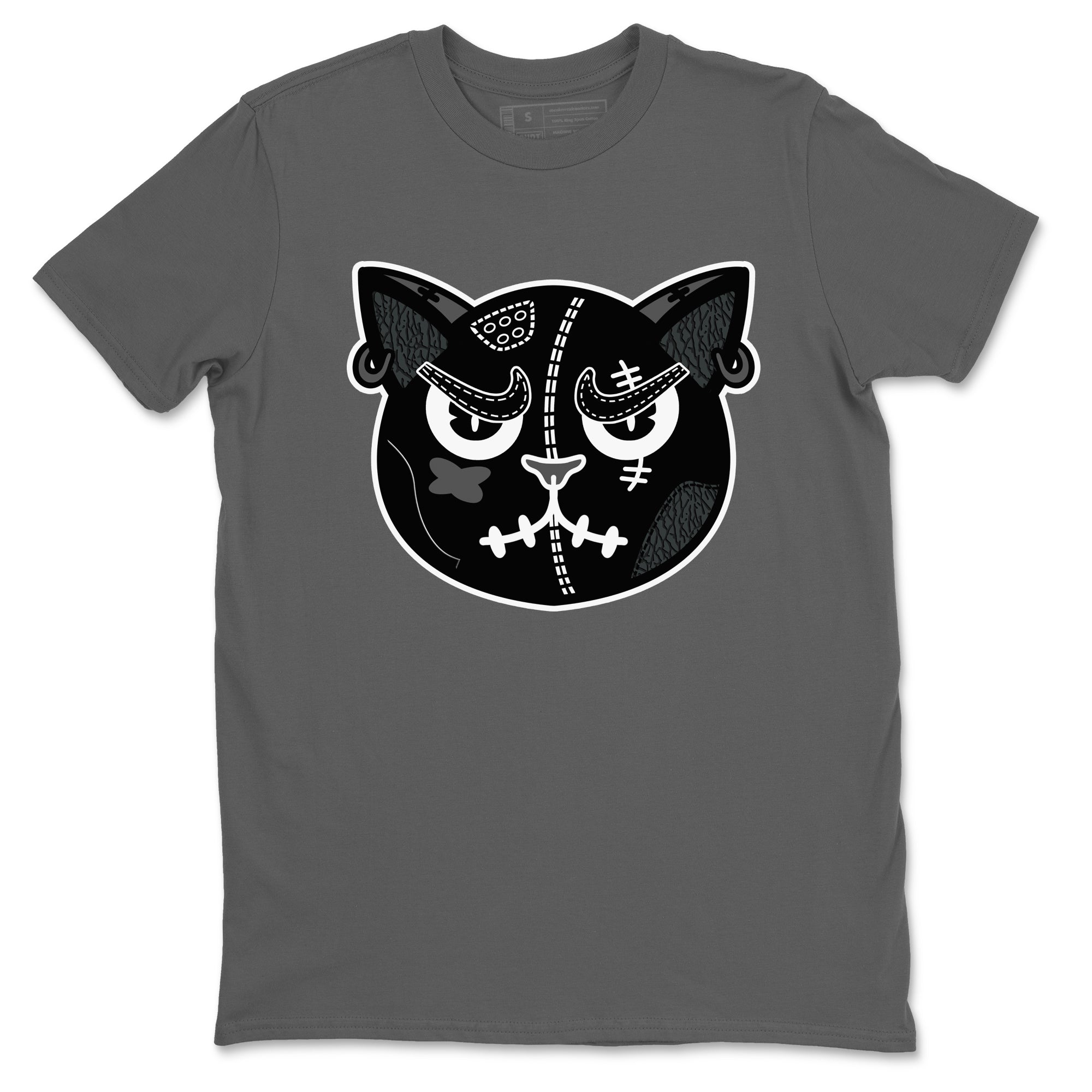 snkmatchs Cat Face snkmatch Tees - Air Jordan 3 Black Cat