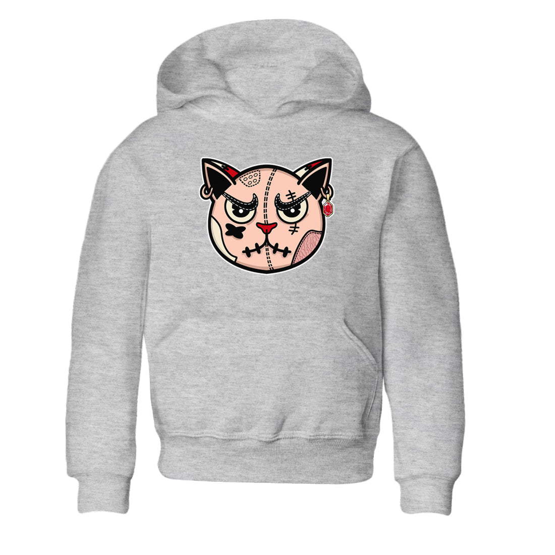 snkmatchs Cat Face snkmatch Tees Kids - Air Jordan 3 Valentines Day