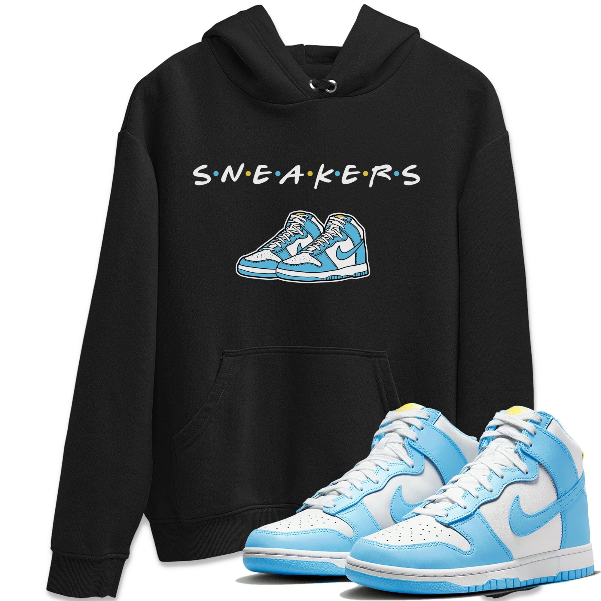 snkmatchs Unisex Tops - Dunk Blue Chill