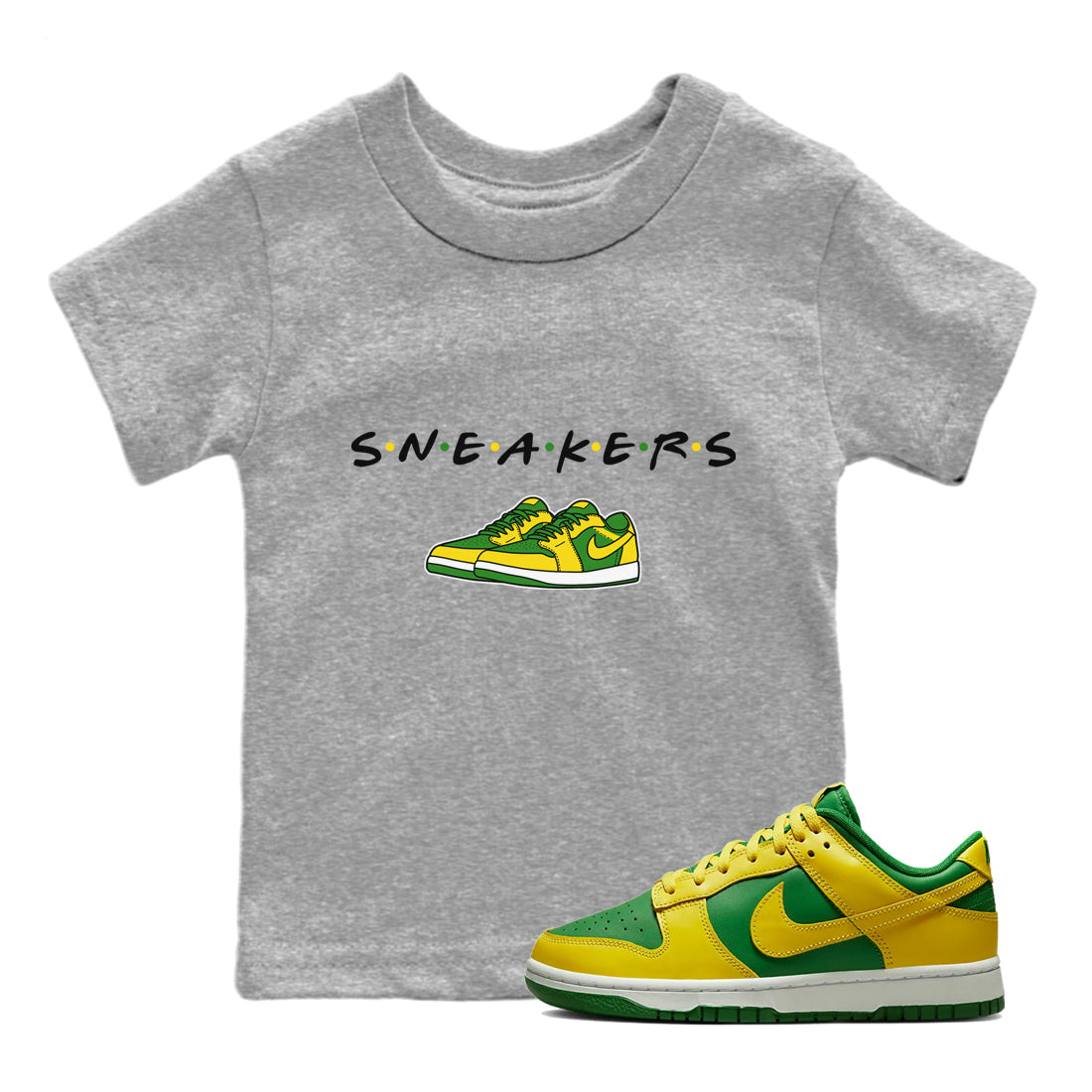 snkmatchs Kids Tops - Dunk Reverse Brazil