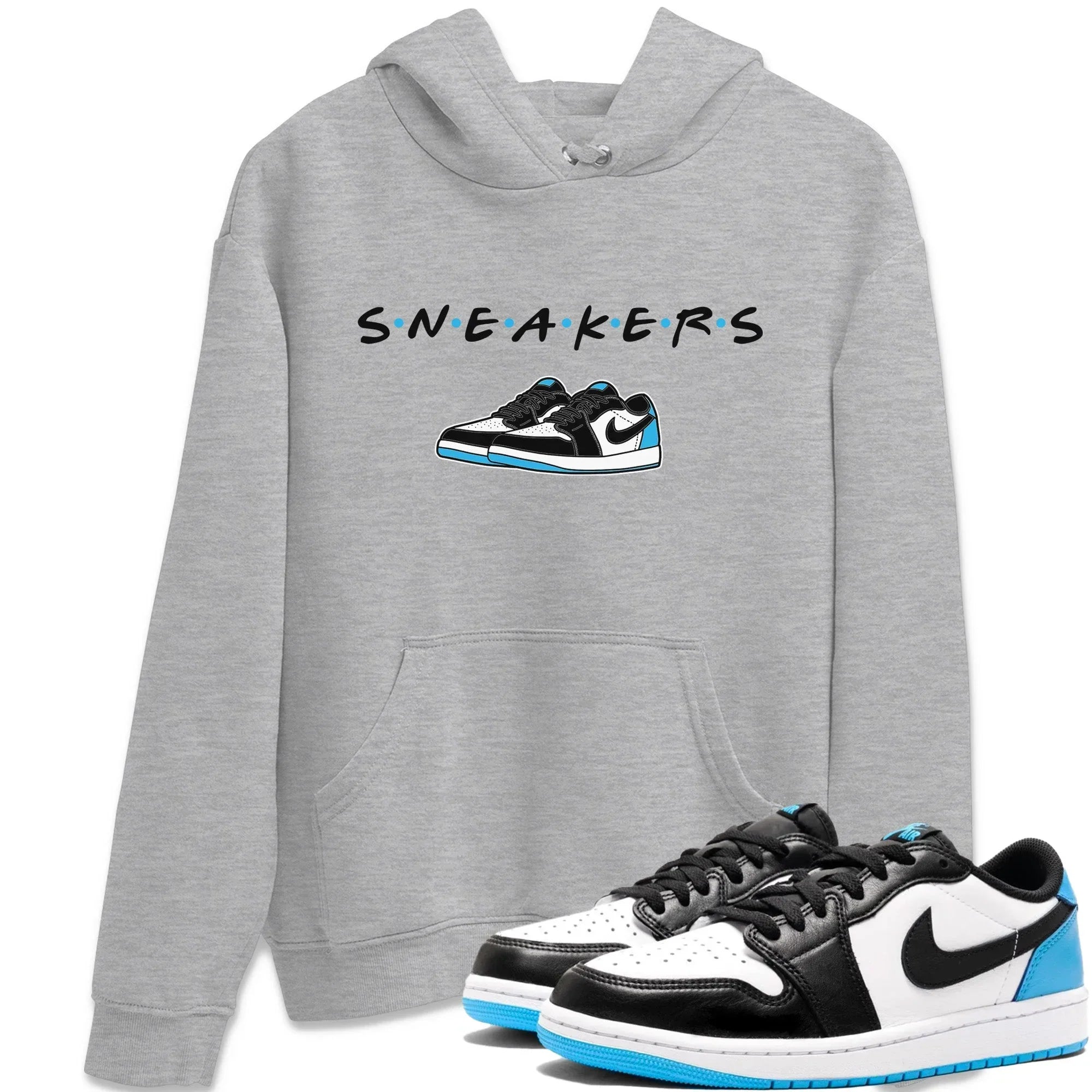 snkmatchs Unisex Tops - Air Jordan 1 Powder Blue