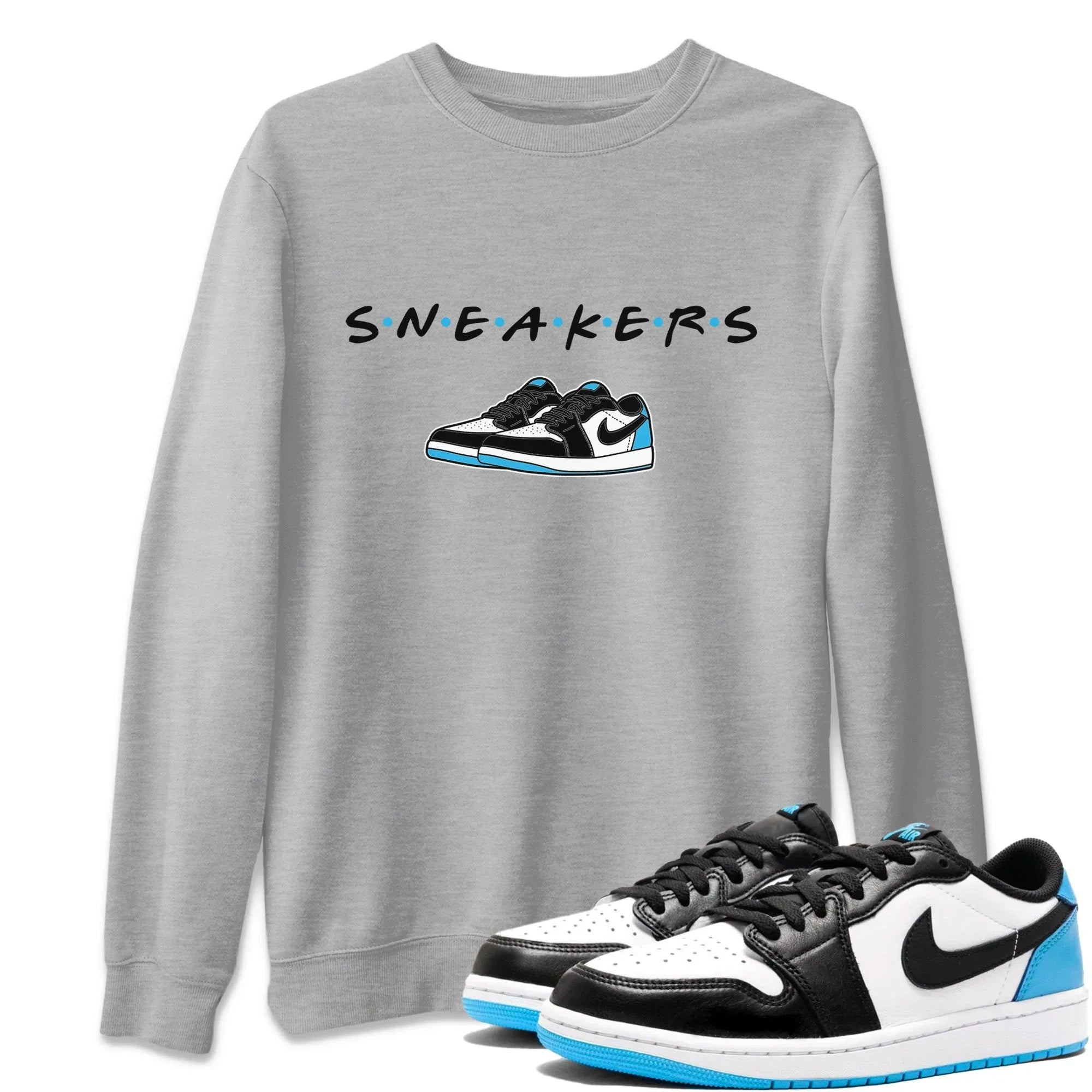 snkmatchs Unisex Tops - Air Jordan 1 Powder Blue