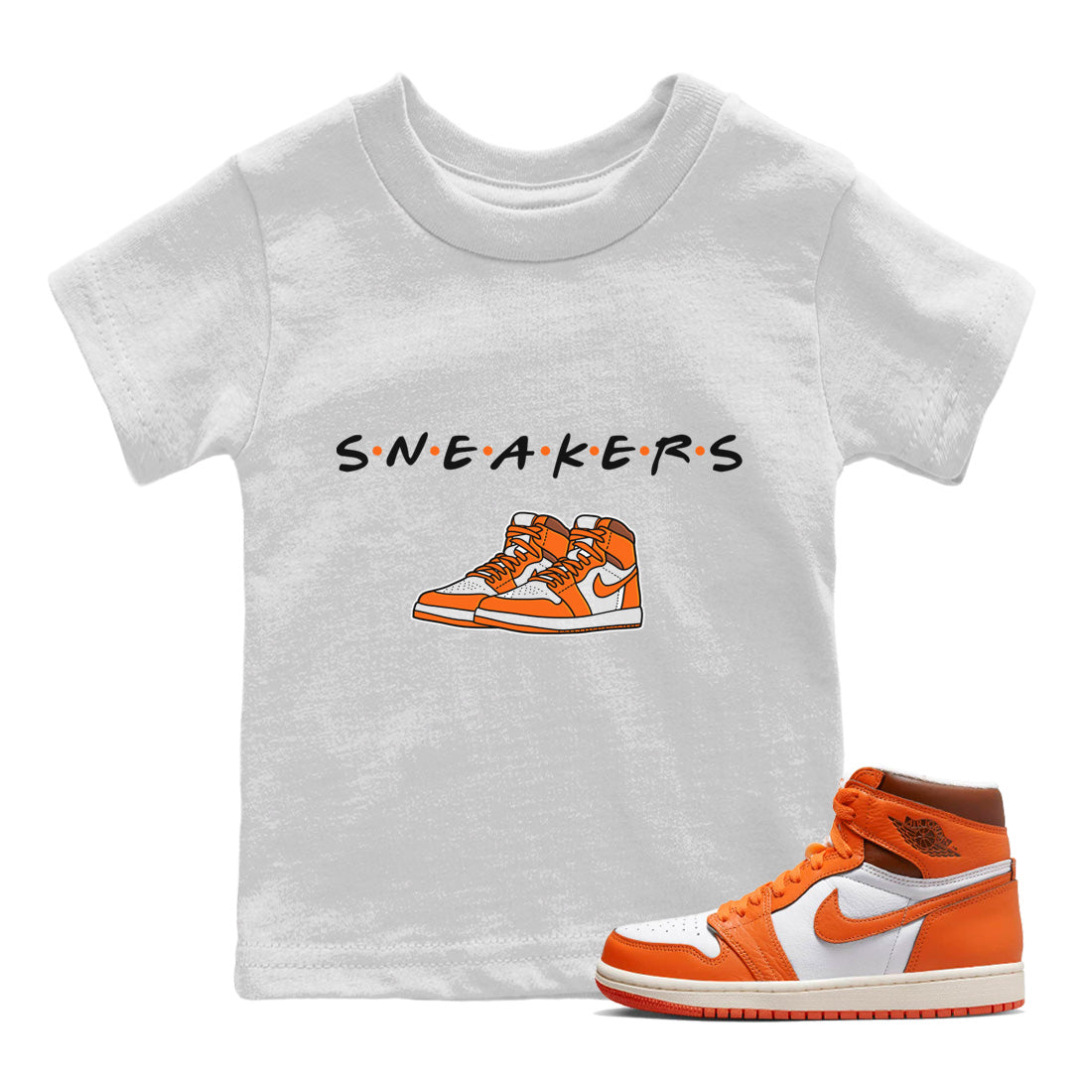 snkmatchs Kids Tops - Air Jordan 1 Starfish