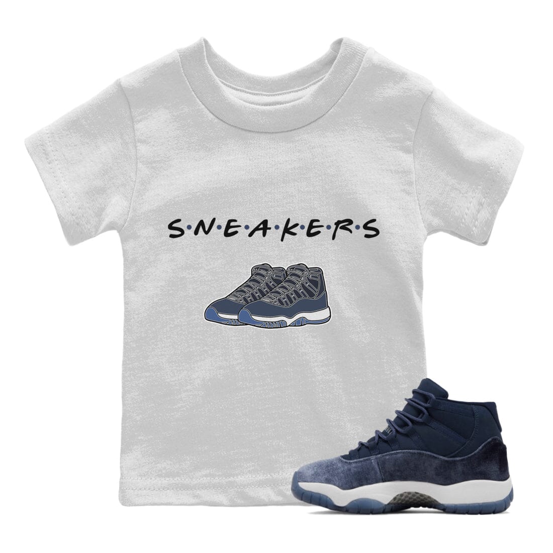 snkmatchs Kids Tops - Air Jordan 11 Midnight Navy
