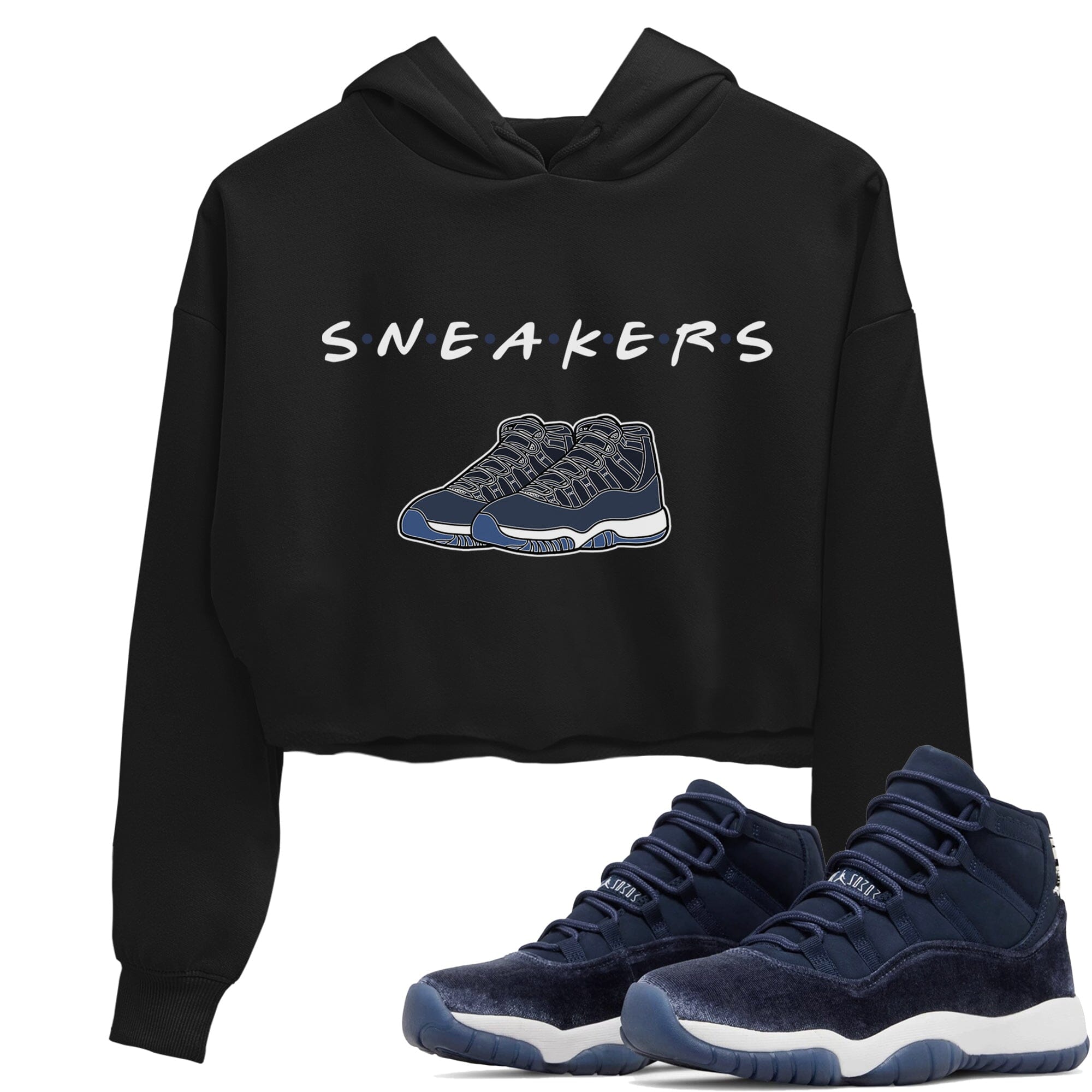 snkmatchs Women's Tops - Air Jordan 11 Midnight Navy