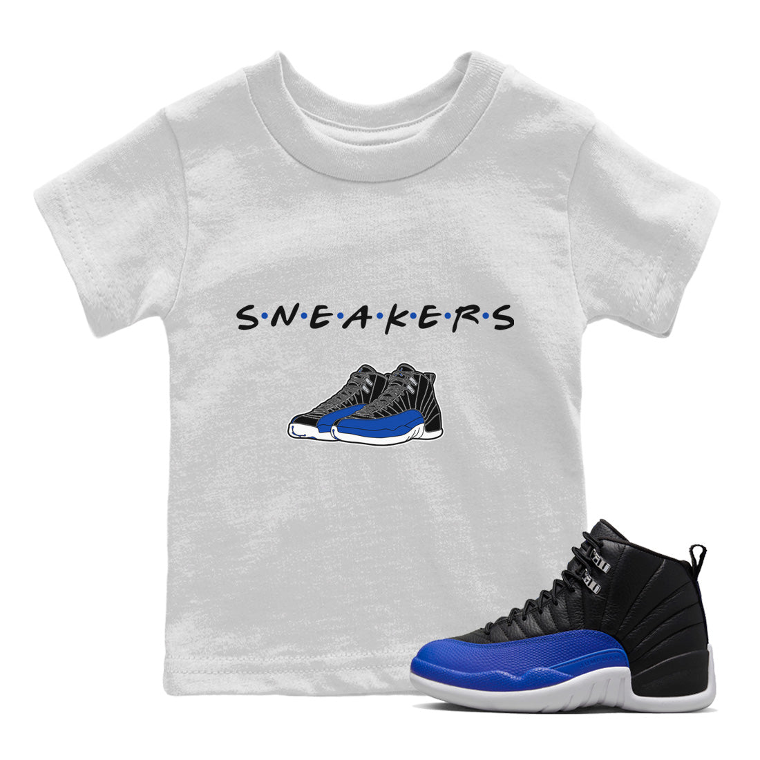 snkmatchs Kids Tops - Air Jordan 12 Hyper Royal